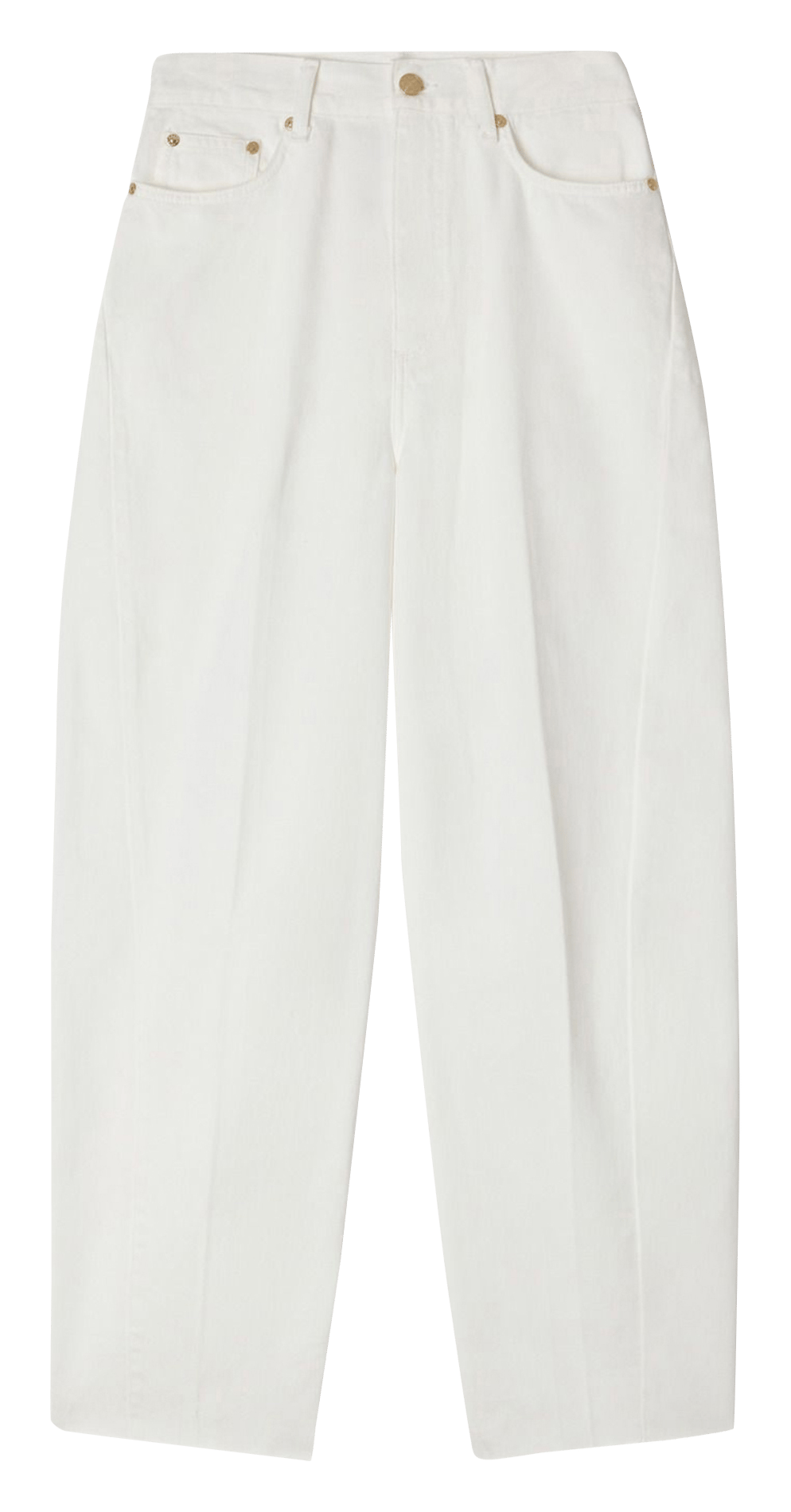 Katoenen jeans met rechte pijp SANDRO Wit