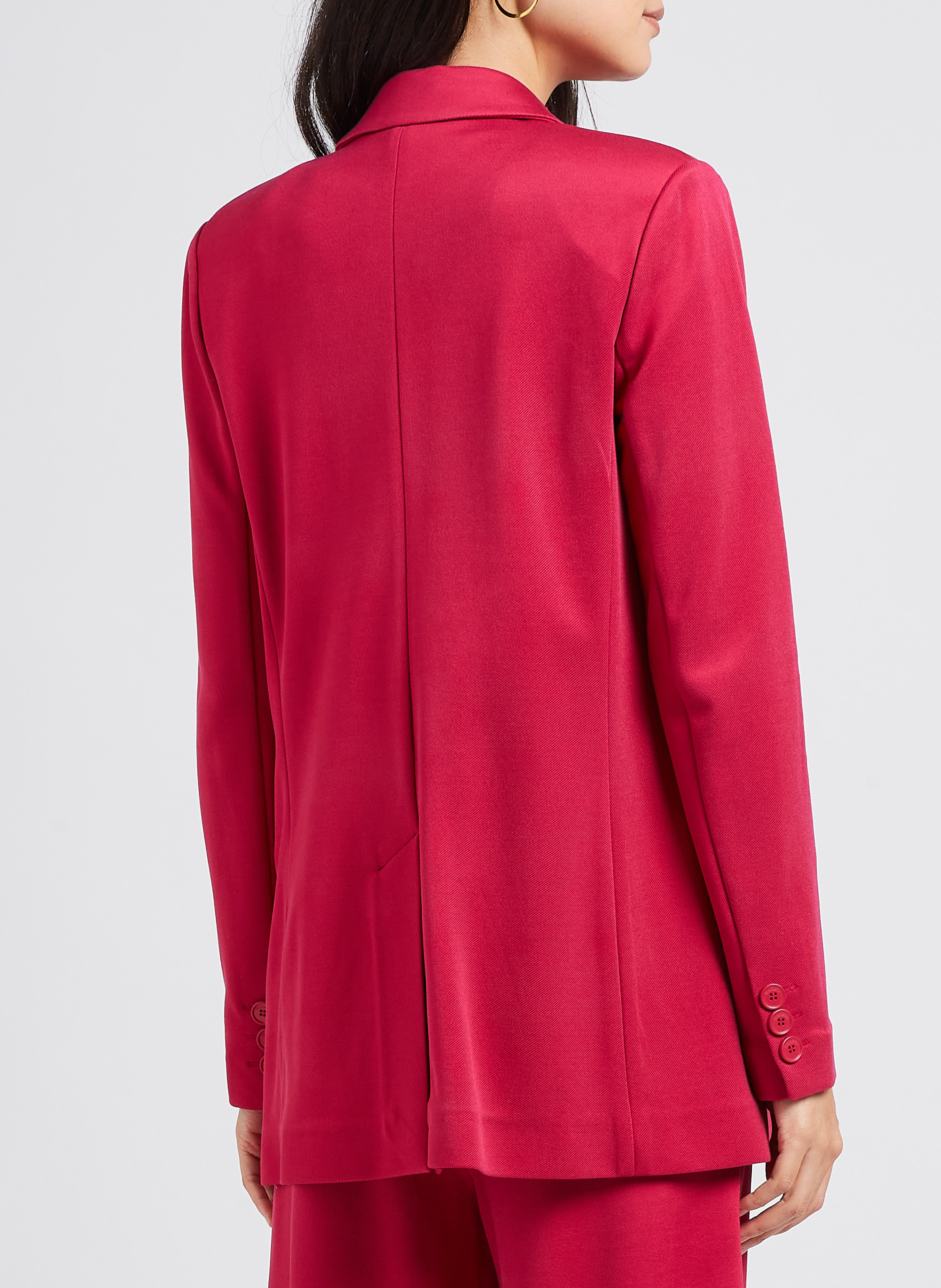 Blazer en sergé de jersey  MAX&Co. Rouge