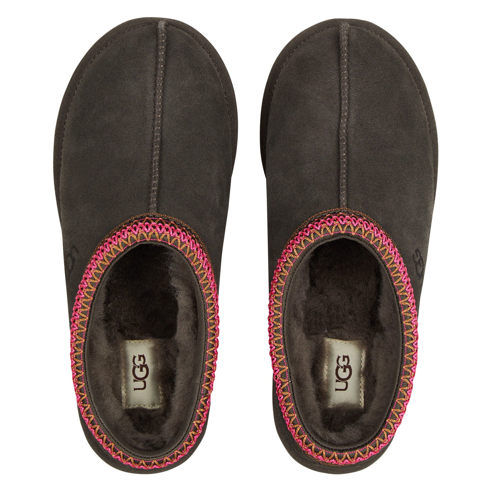 Sabots en cuir mélangé UGG Marron