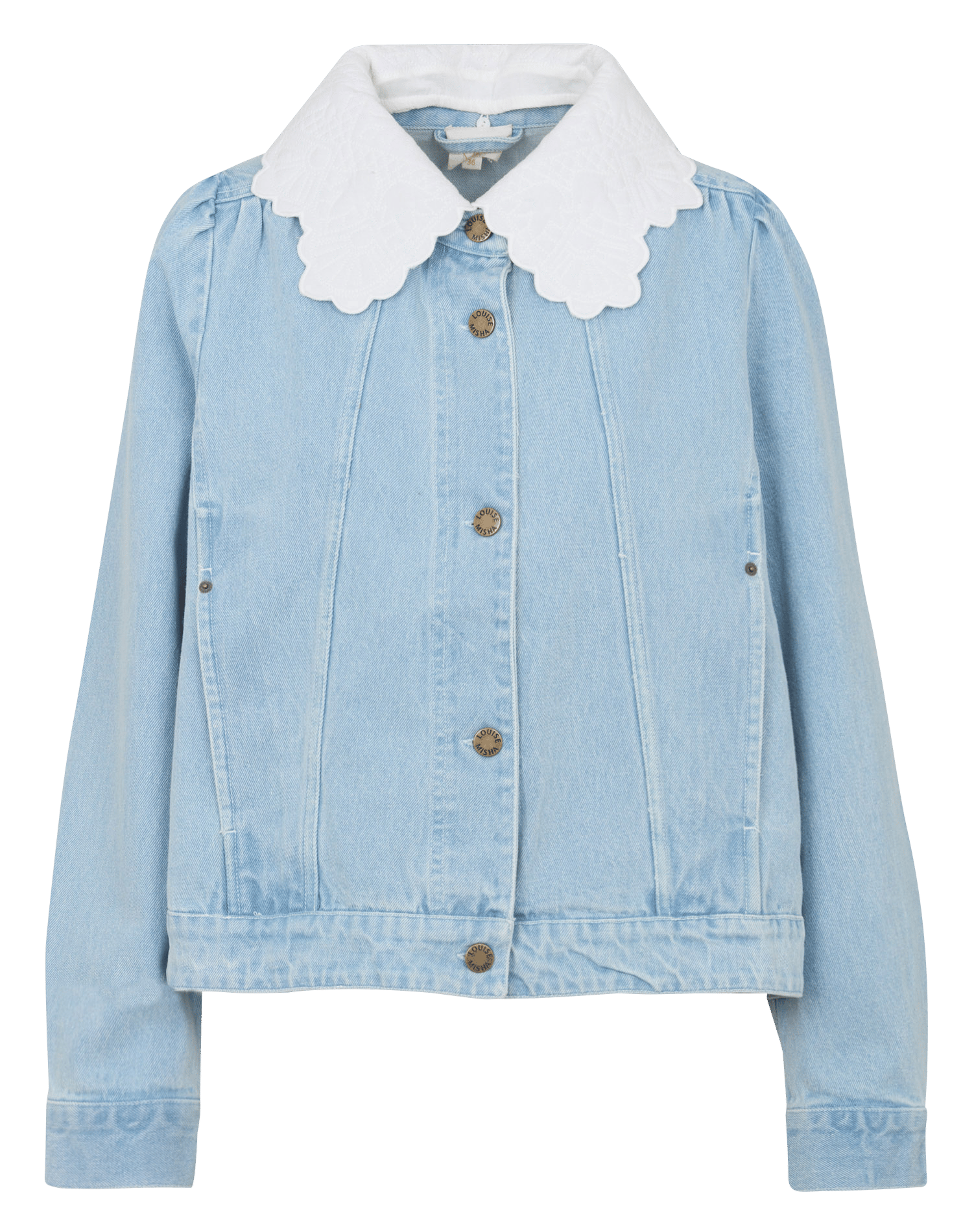 Denim jas met klassieke kraag LOUISE MISHA Blauw