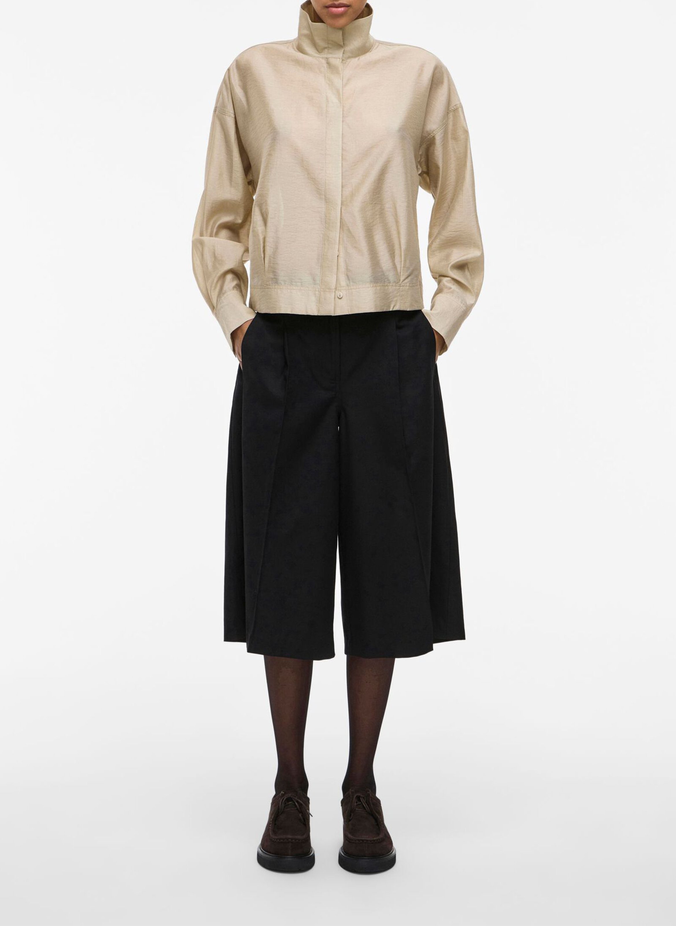 Straight Bermuda shorts ROUGE EDIT Grey