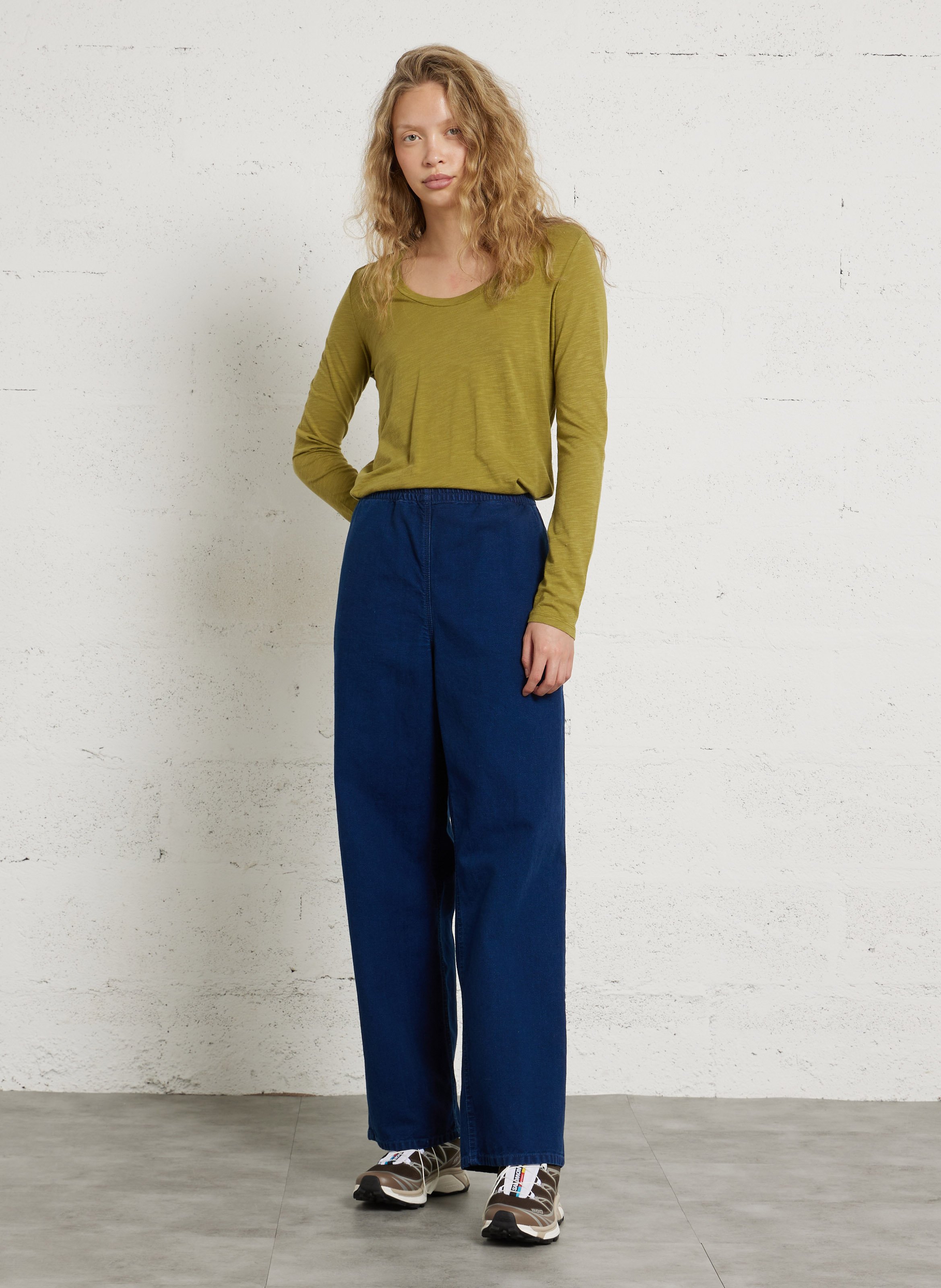 Basic cotton-mix T-shirt AMERICAN VINTAGE Green