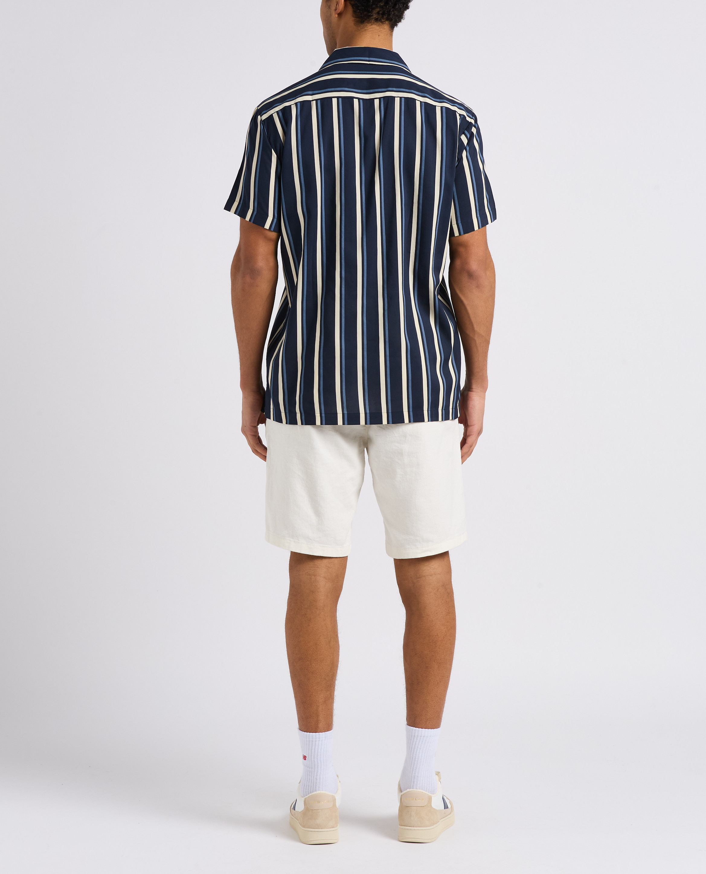 Regular-fit organic cotton-blend shirt SELECTED Blue