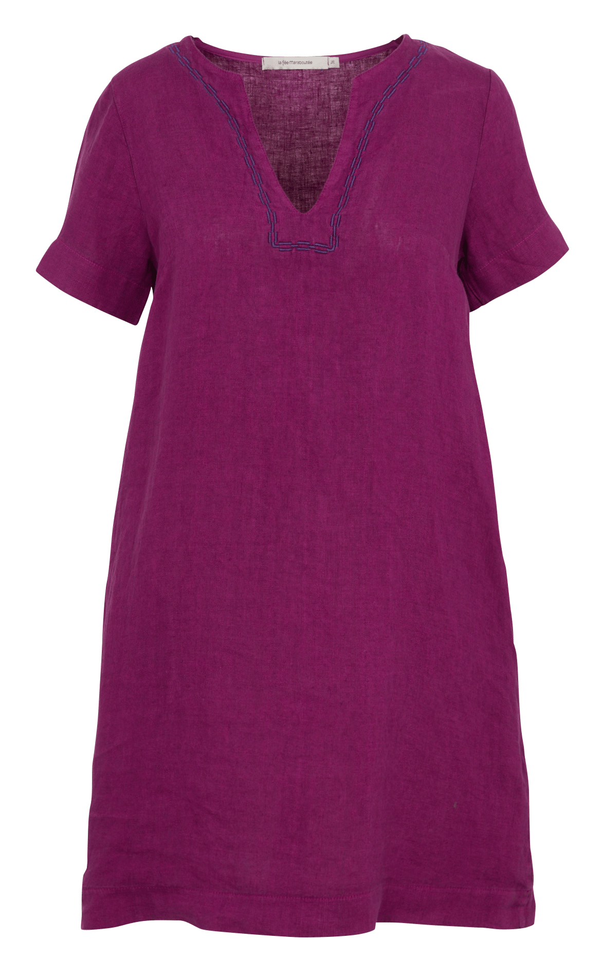 Robe ample en lin LA FEE MARABOUTEE Viola