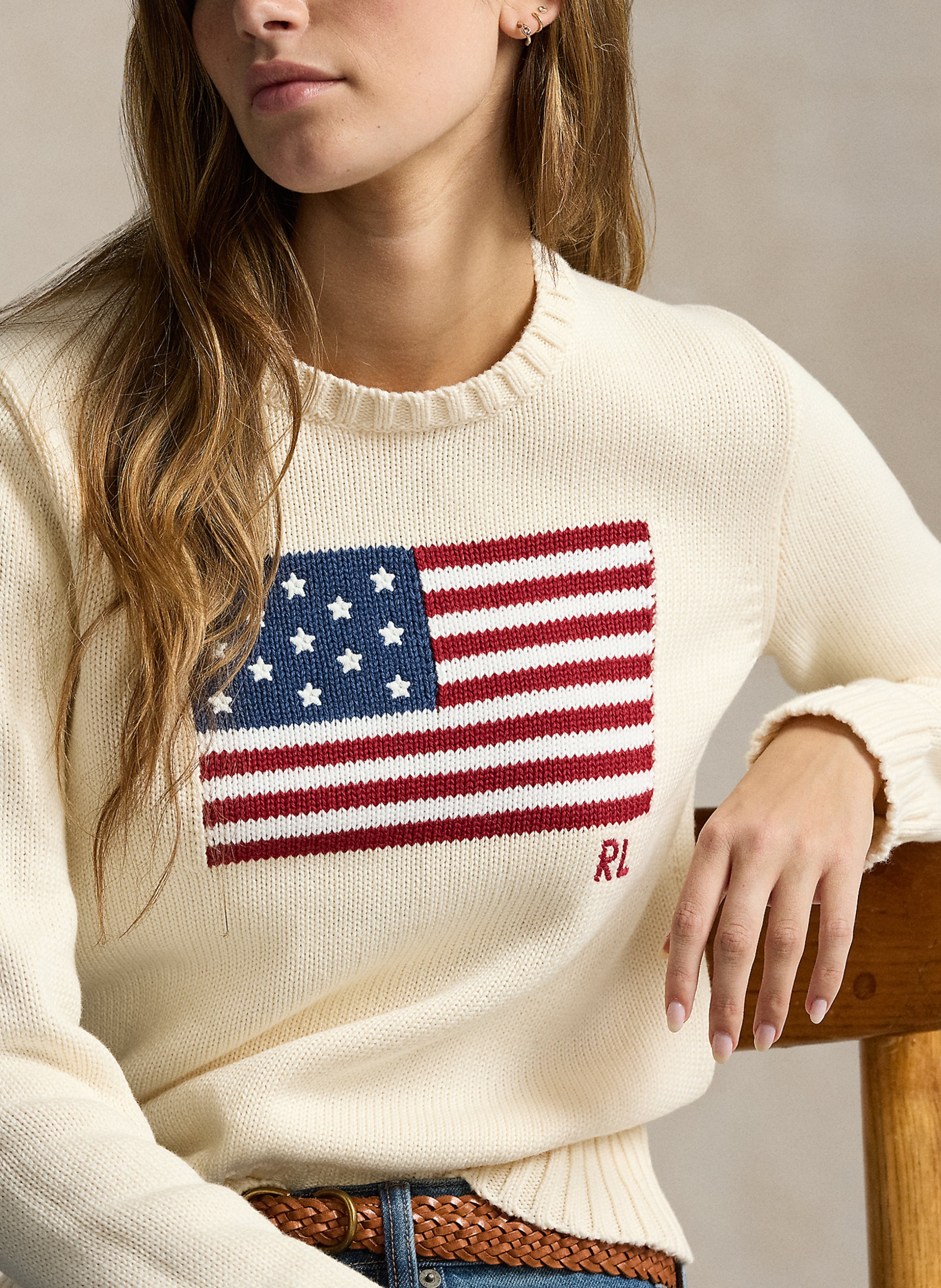 Baumwollpullover POLO RALPH LAUREN Beige