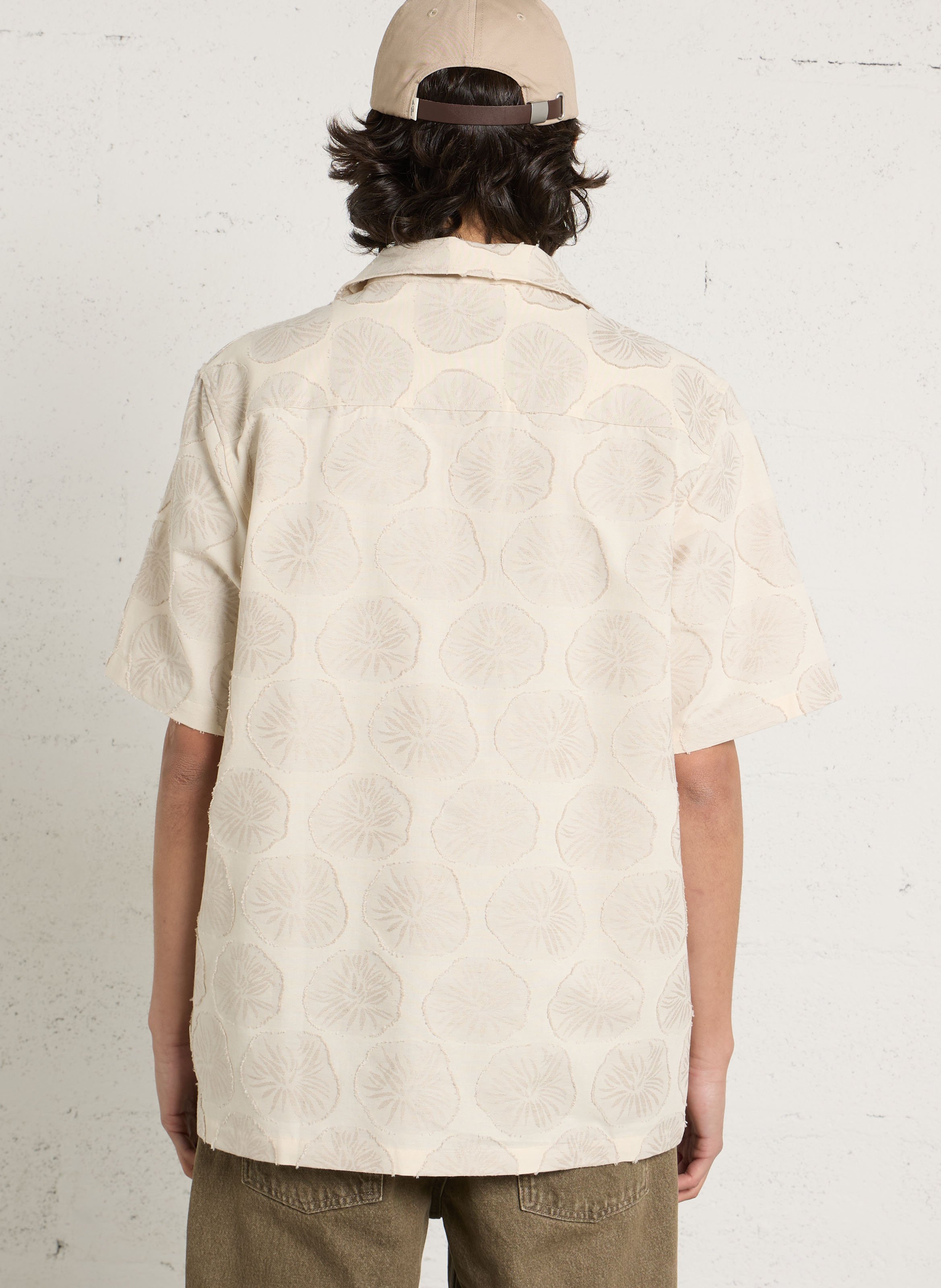 Bestickte Bluse aus Baumwoll-Mix LES DEUX Beige