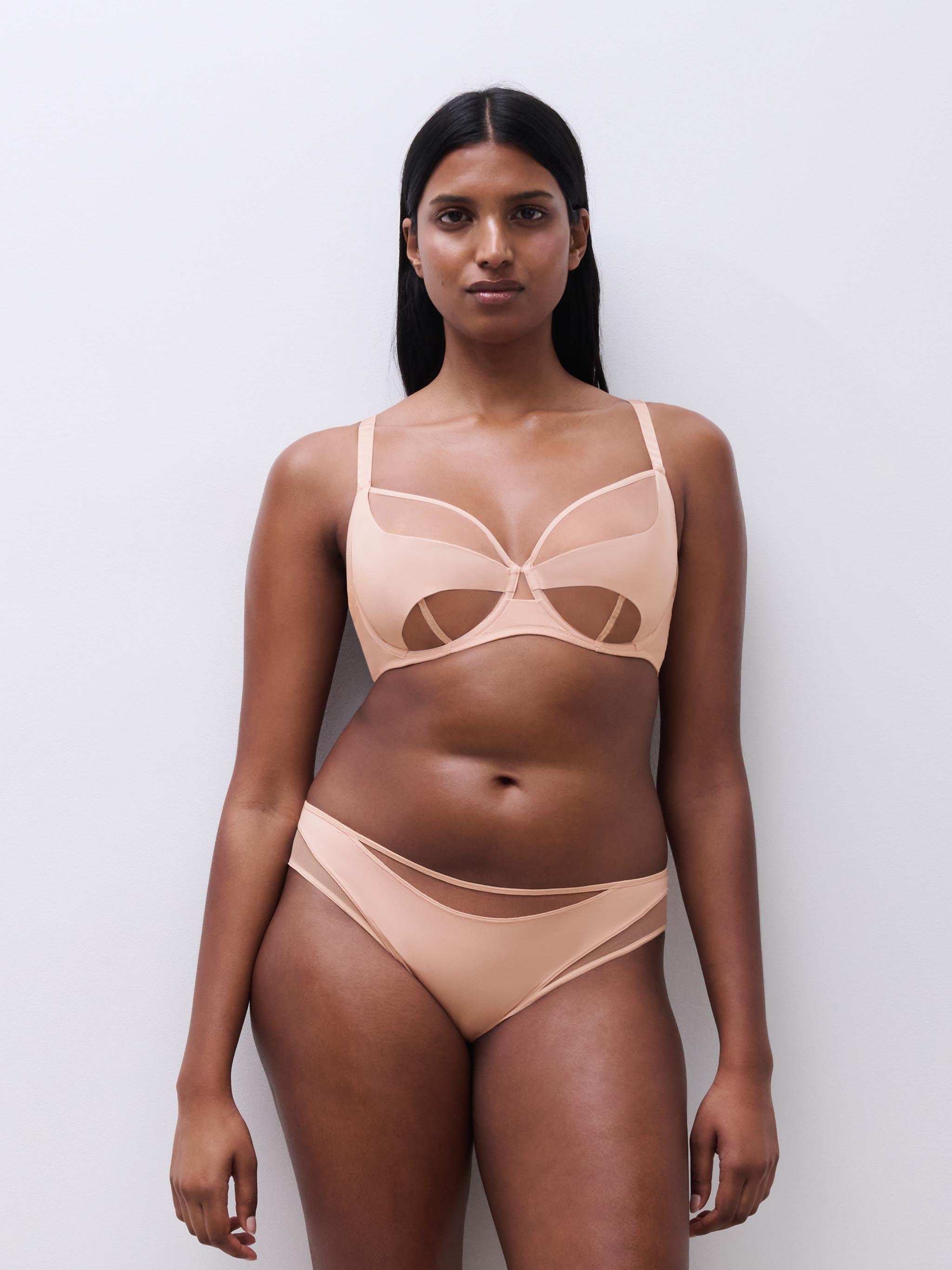 Full-cup bra CHANTELLE PULP Beige