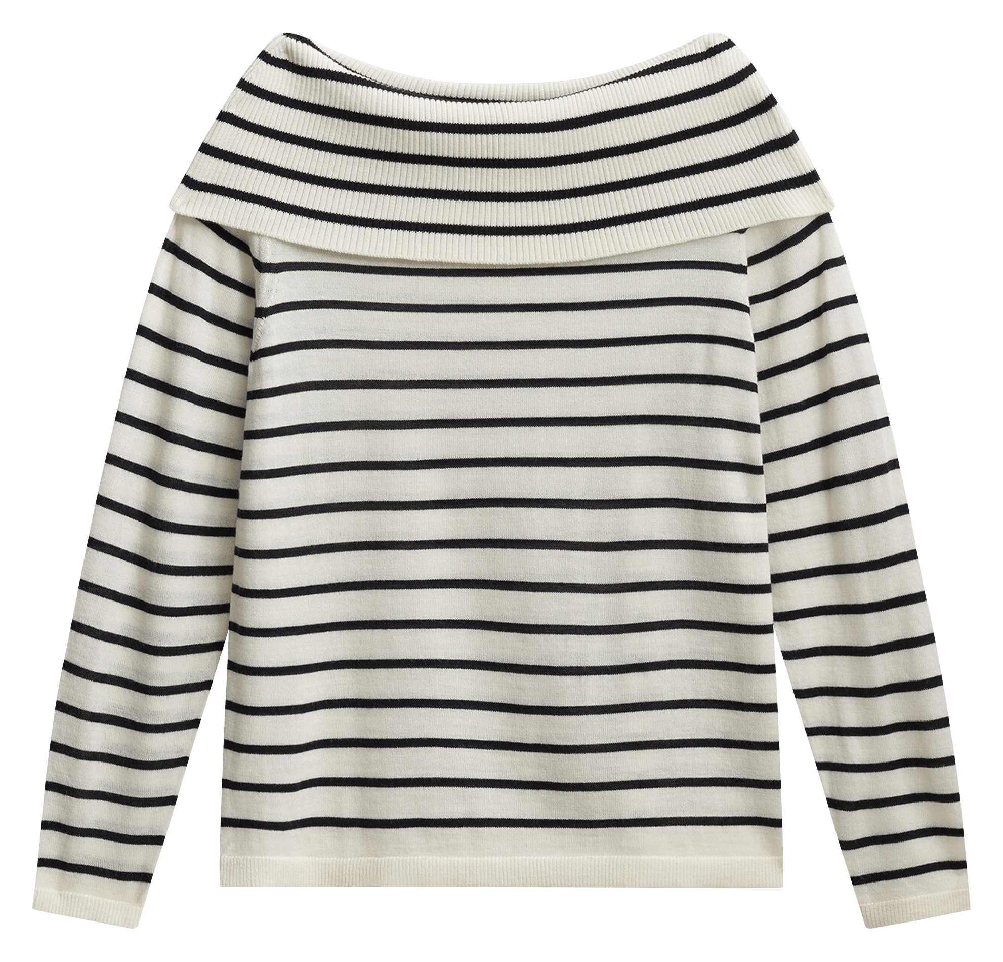 Pull ajusté en laine mélangée CAROLL Beige