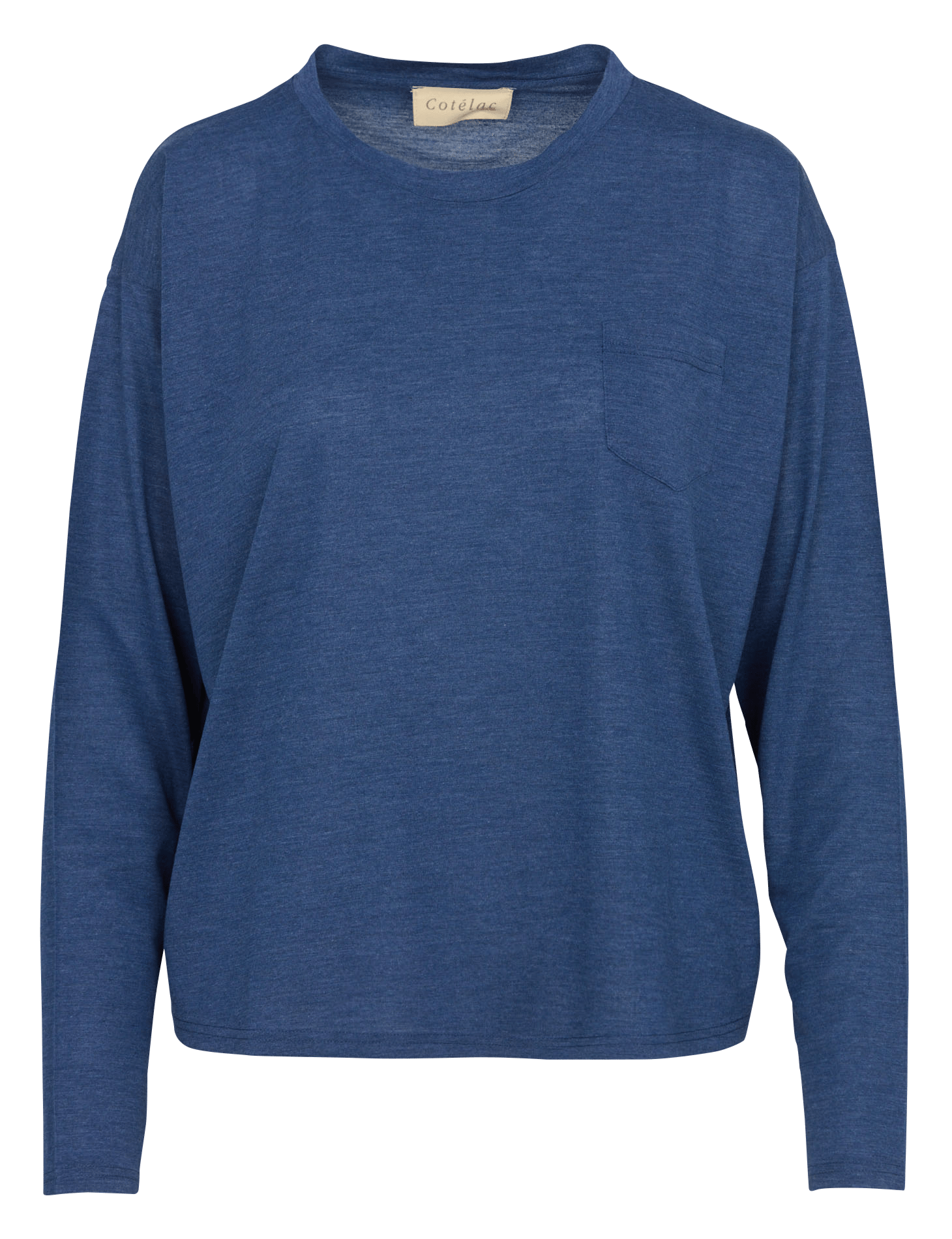 Long-sleeve printed T-shirt COTELAC ACOTE Blue