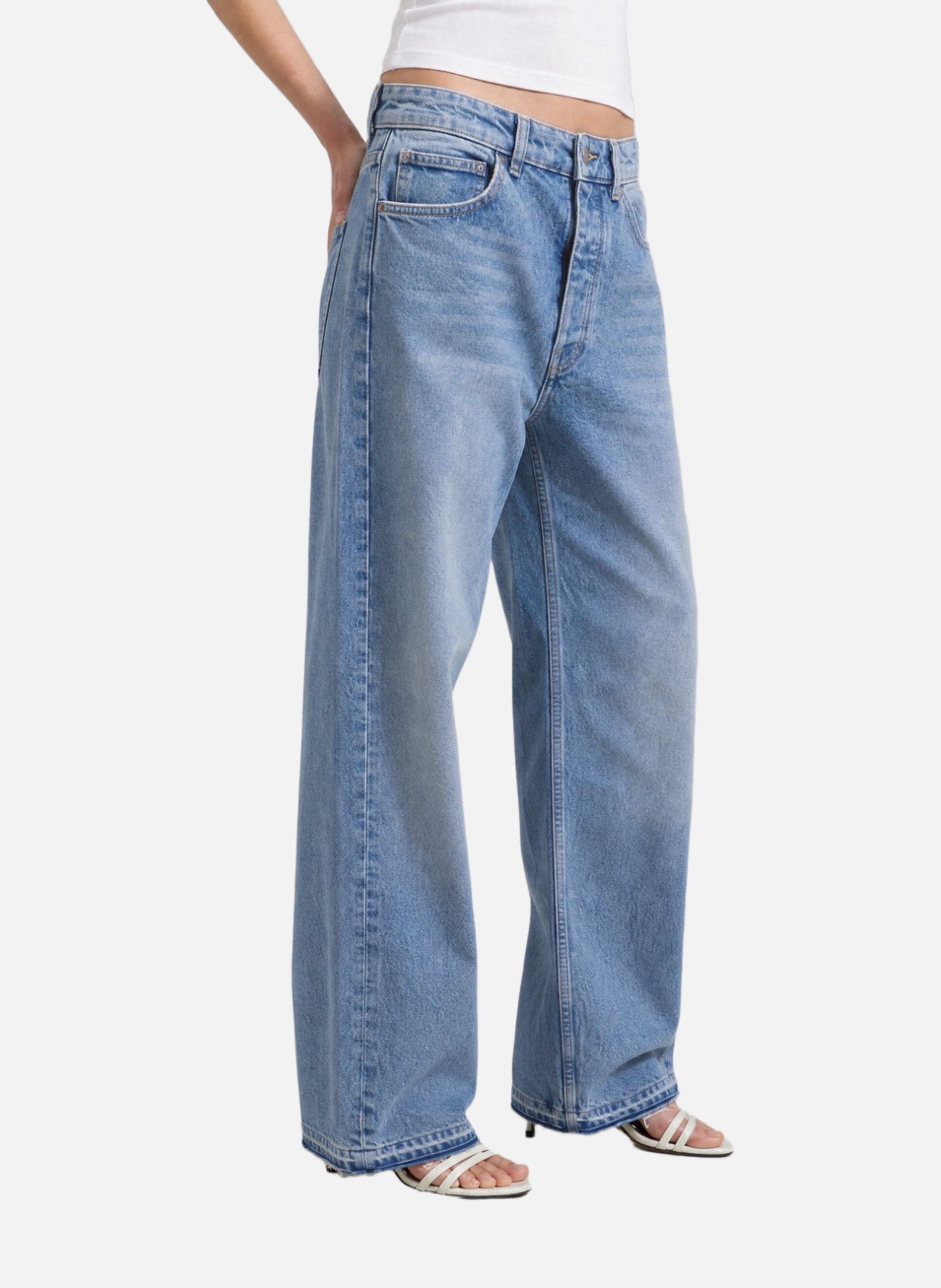 Light blue straight leg jeans THE KOOPLES Blue