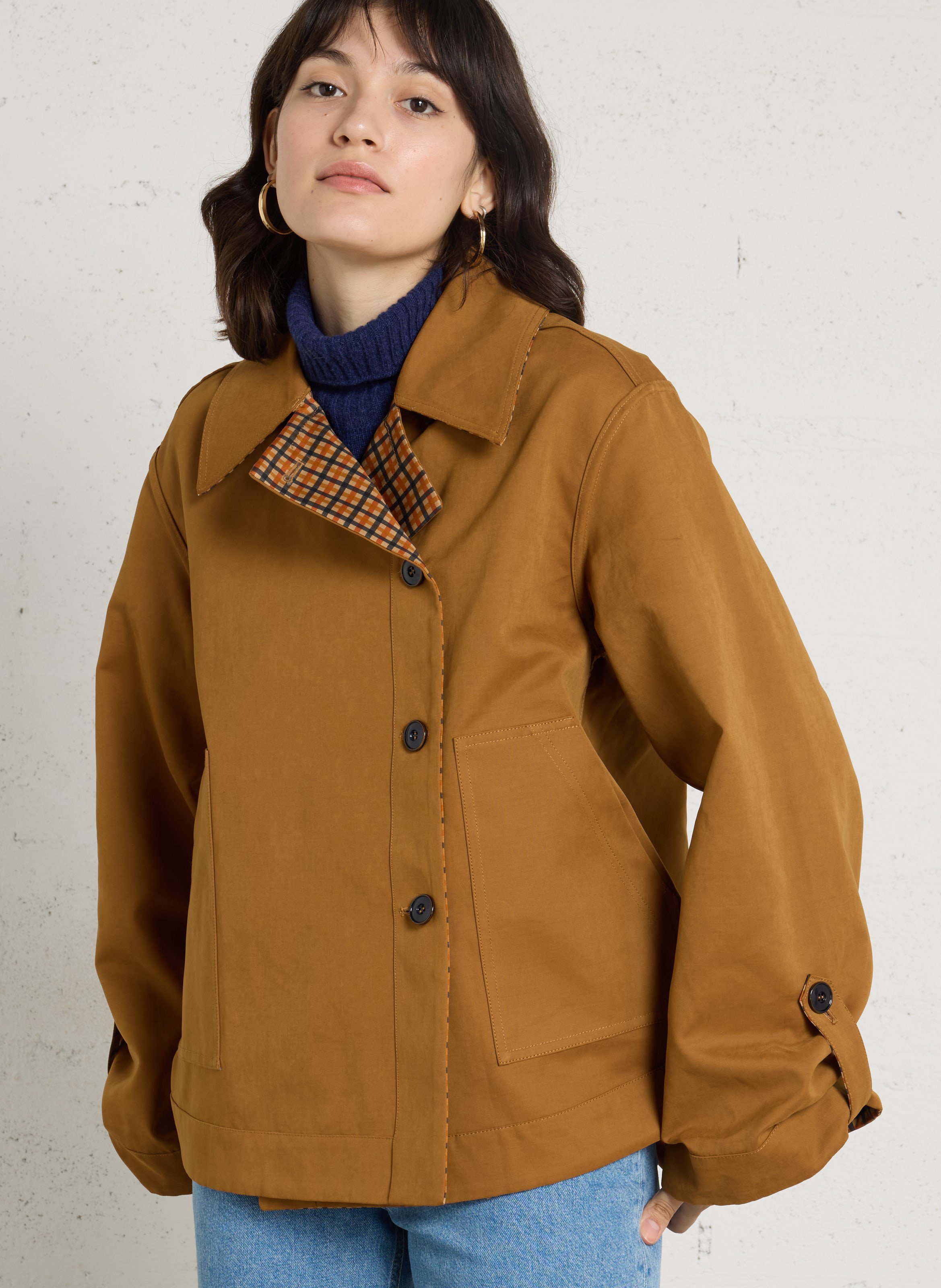 Kurzer Wendetrenchcoat SACRECOEUR Mehrfarbig