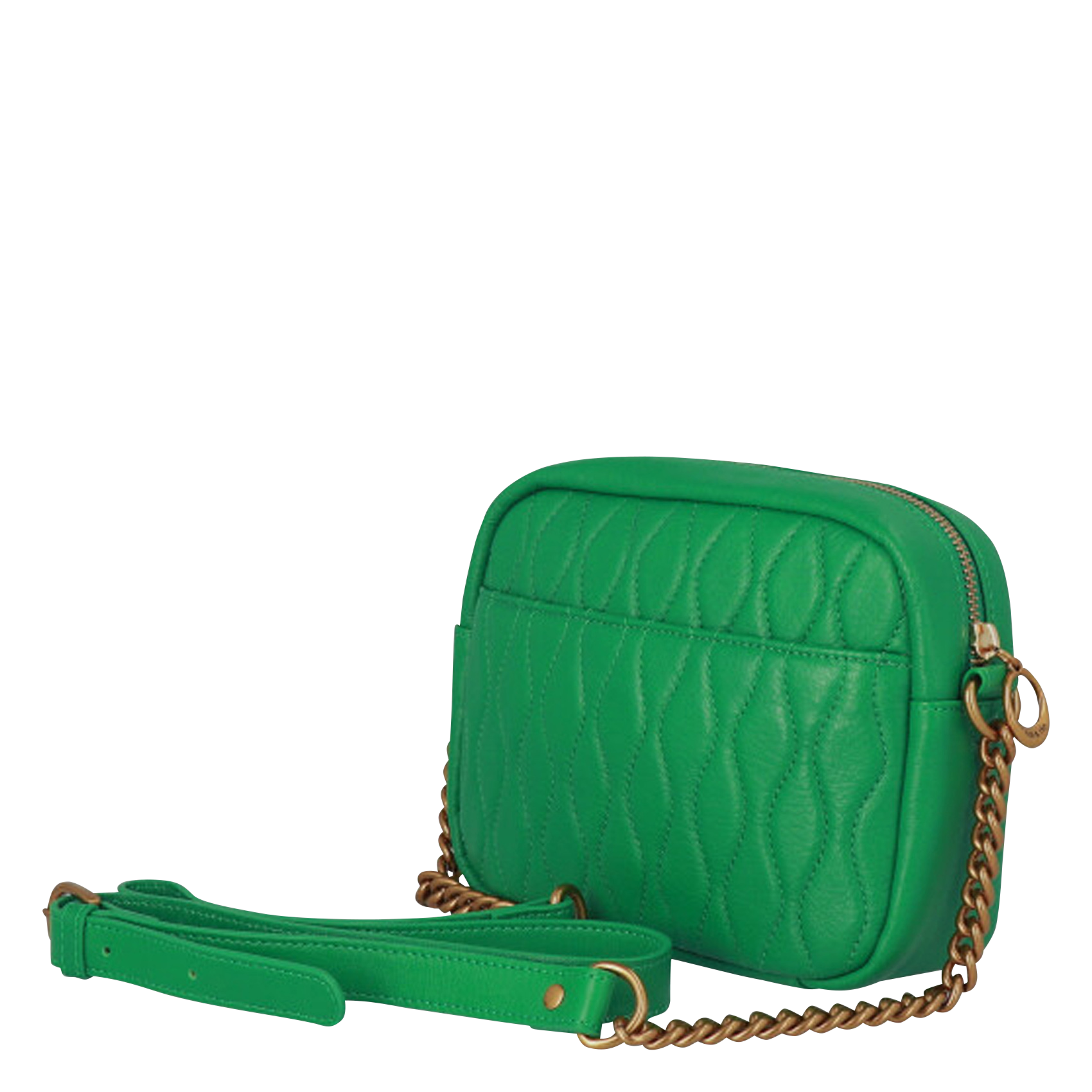Quilted Leather Bag Menthe Nat & Nin Women Place des Tendances