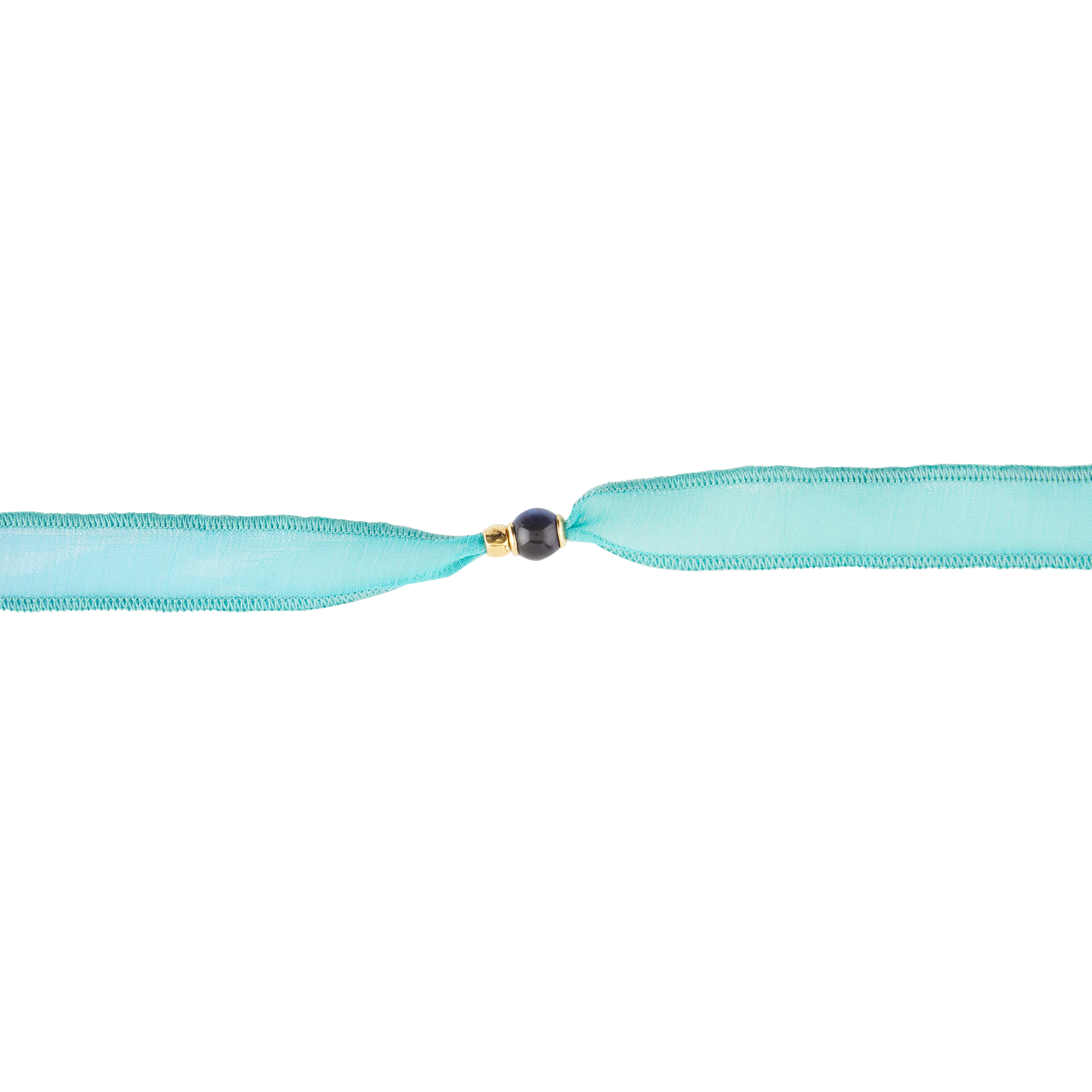 Ribbon bracelet UNE A UNE Blue