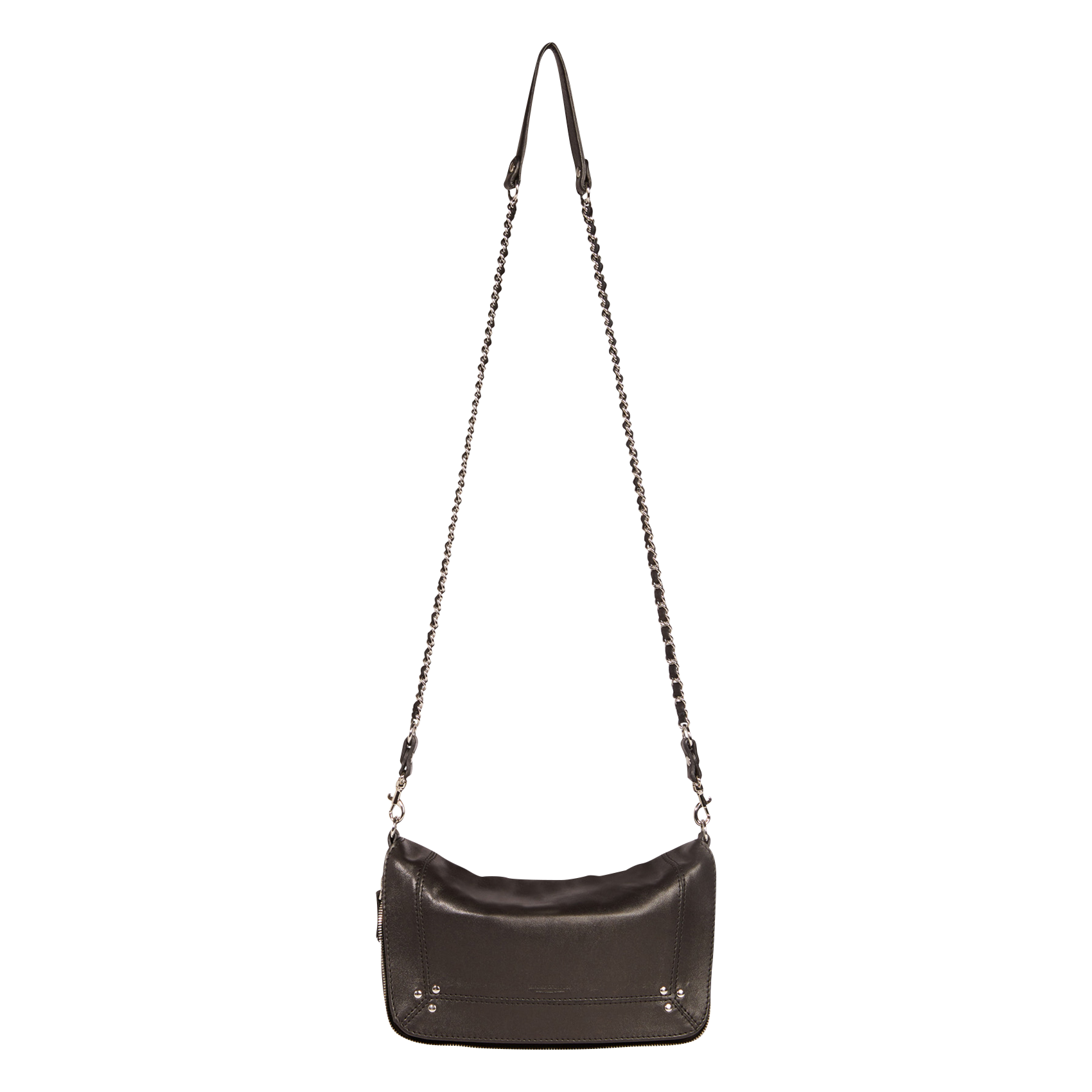 Leather shoulder bag JEROME DREYFUSS Black