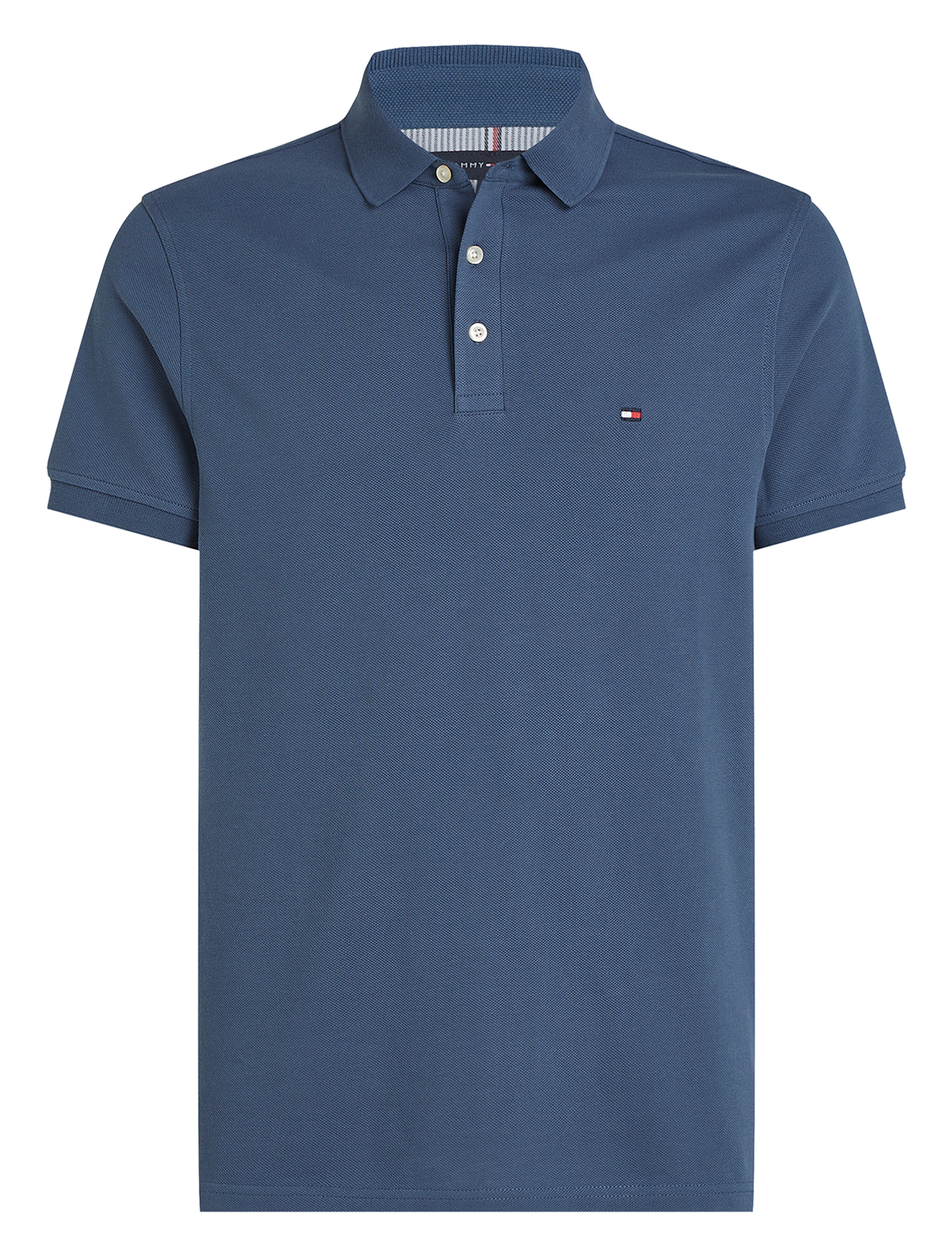 Polo slim-fit en coton bio TOMMY HILFIGER Bleu