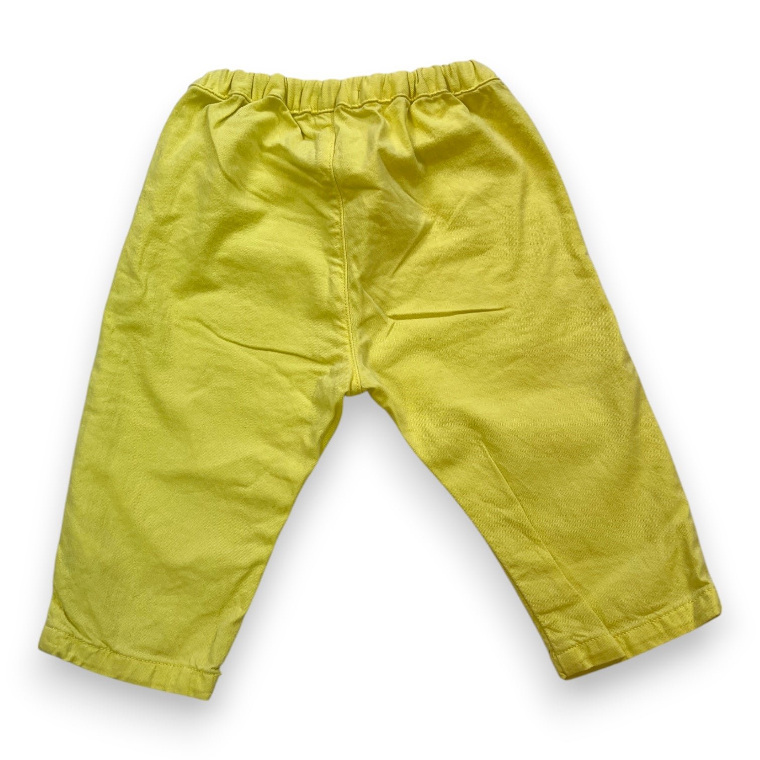 Yellow baby pants - 12 months BONPOINT - Seconde Main Yellow