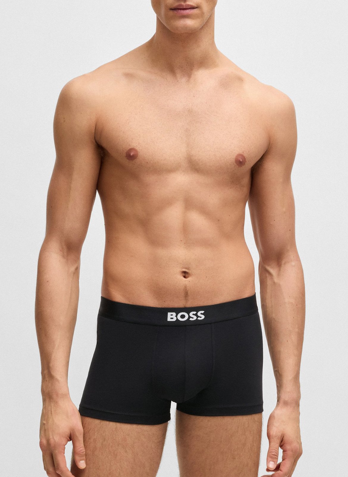 Pack of mixed cotton boxer shorts BOSS Black