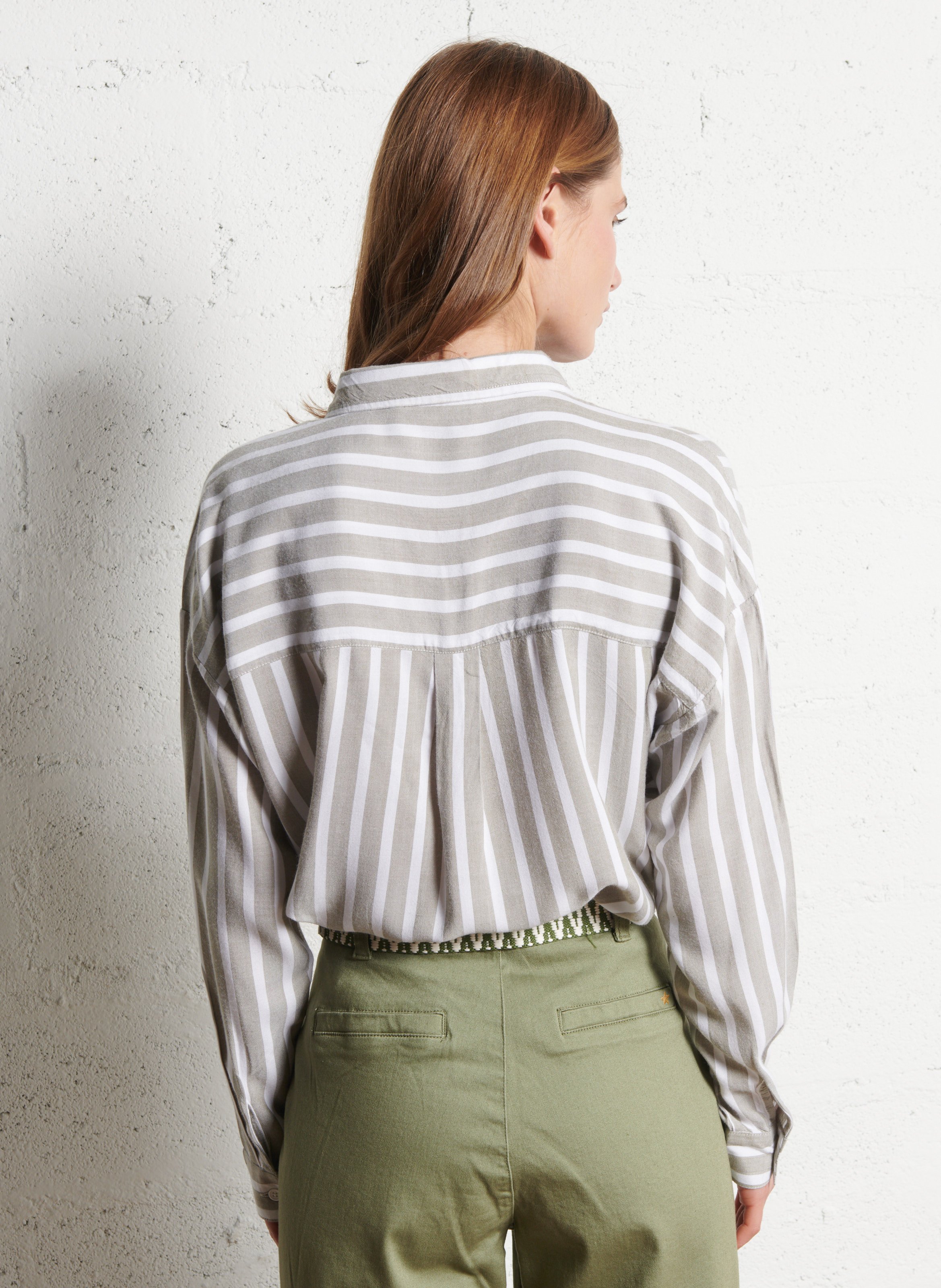 Chemise col classique droite rayée LA PETITE ETOILE Multicolore