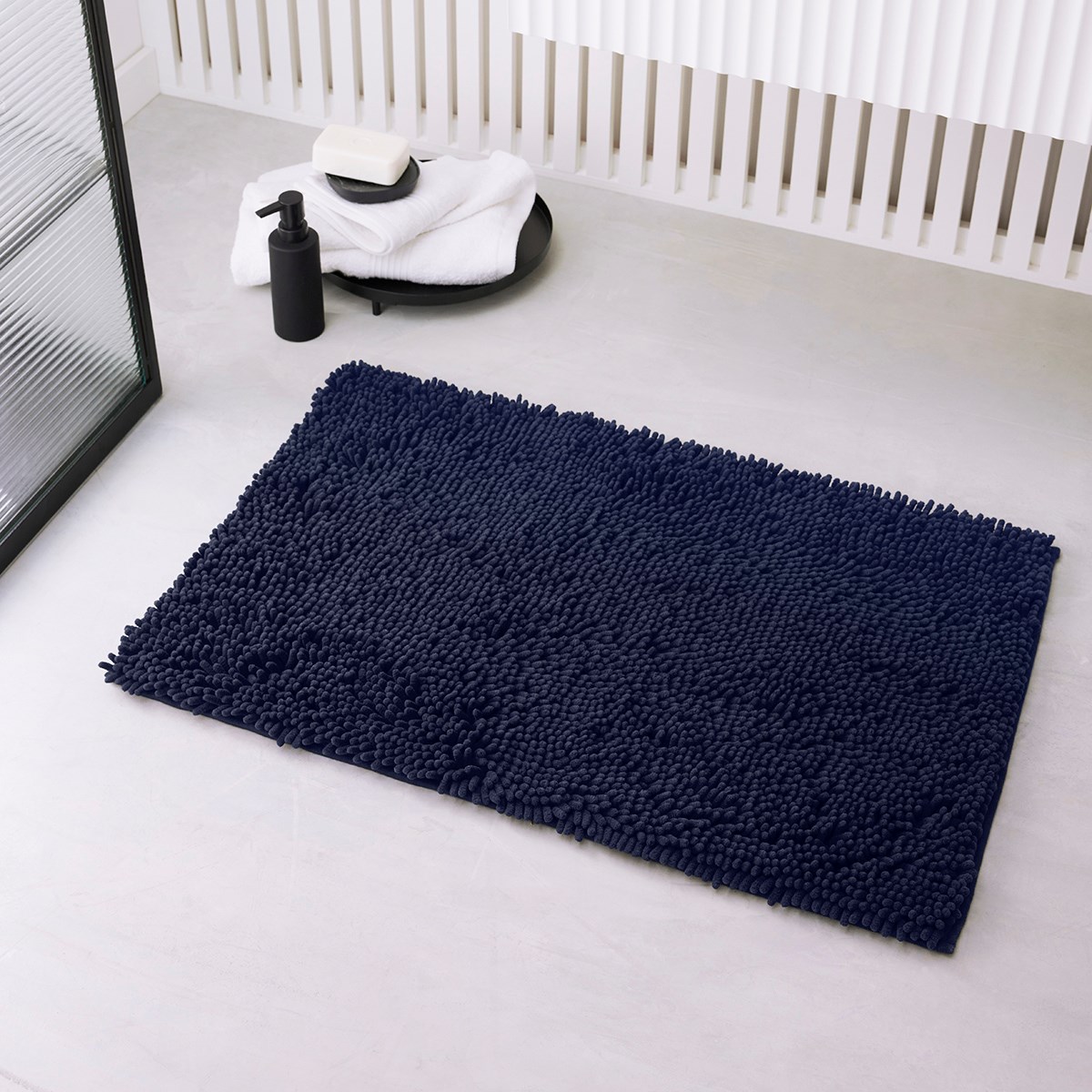 Plain bubble bath mat TODAY LINGE DE MAISON Blue