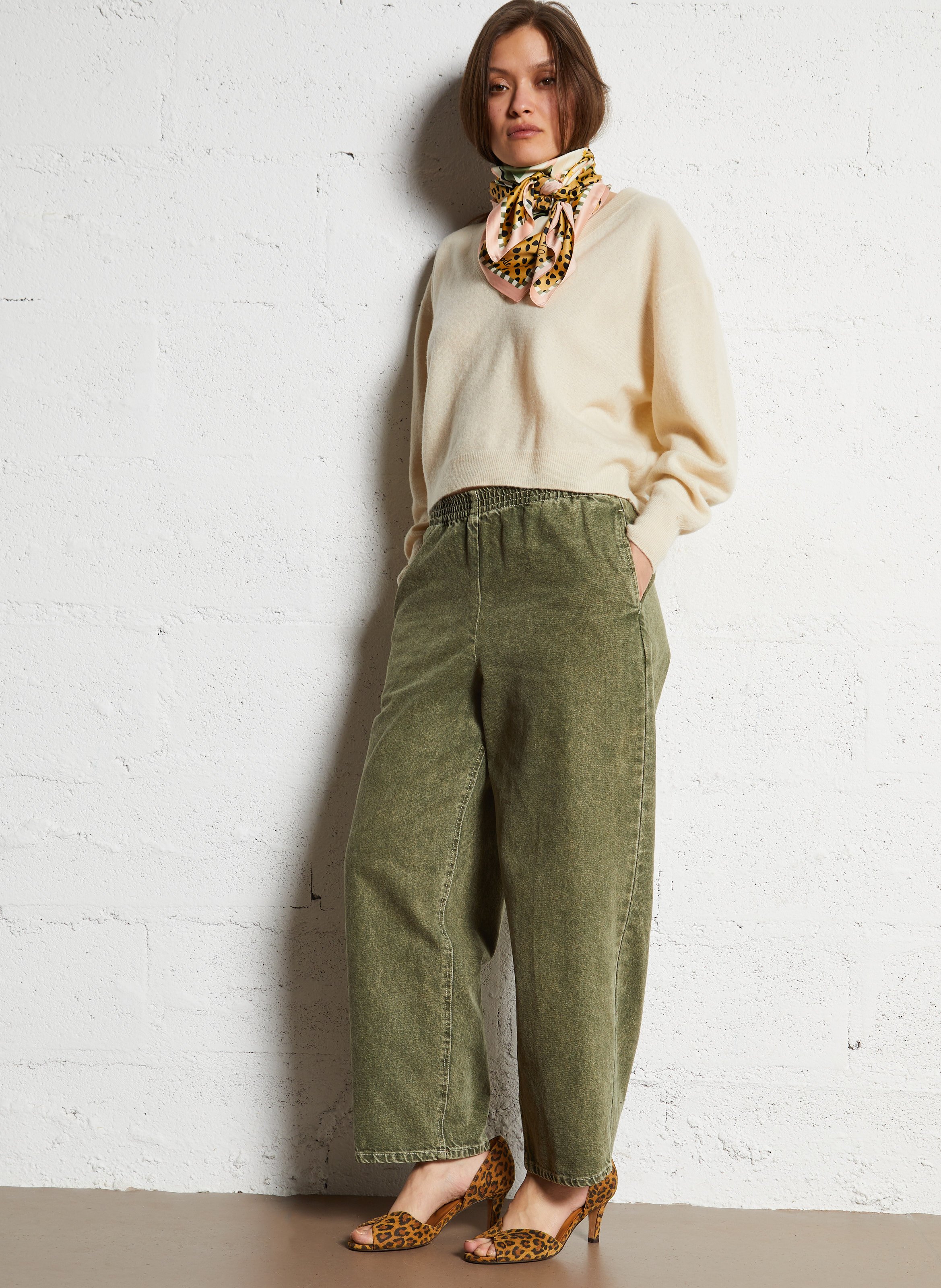 Sandales hautes en cuir BOBBIES Multicolore