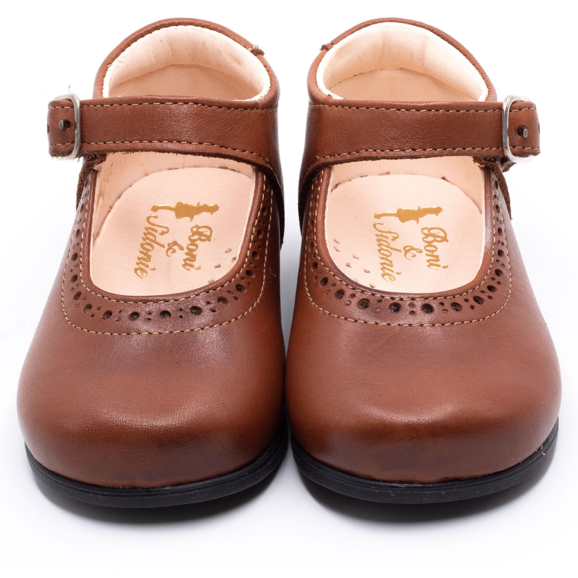 Baby girl first steps shoes Boni & Sidonie Brown