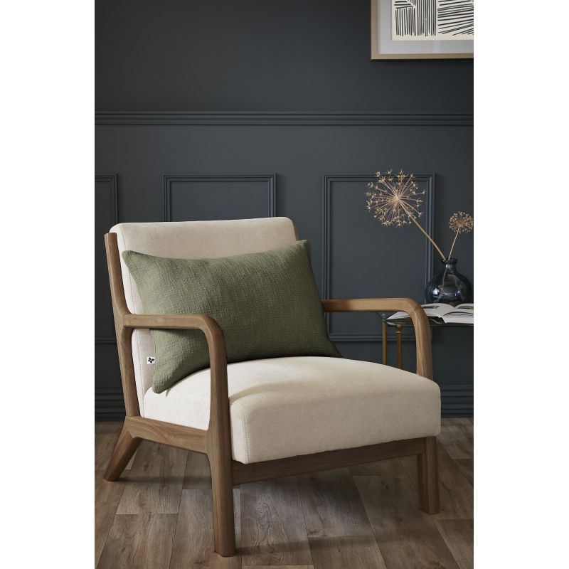 Coussin déco déhoussable 100% coton L'EFFET PAPILLON Multicolored