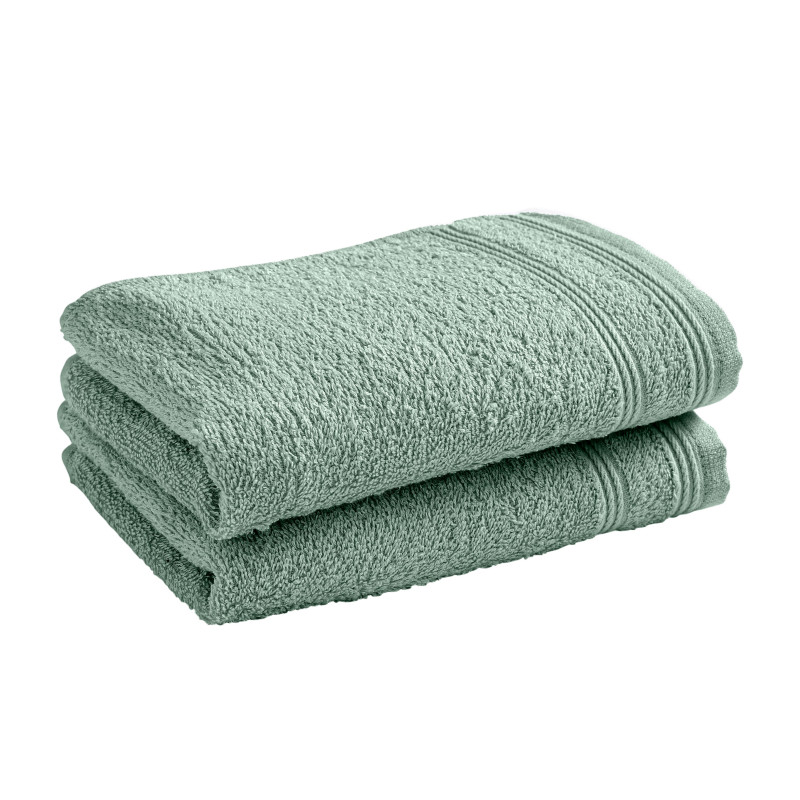 100% combed cotton hand towel COTON PUR Green
