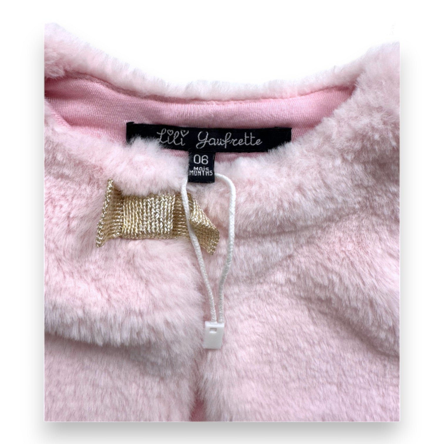 Pink baby cardigan - 6 months LILI GAUFRETTE - Seconde Main Pink