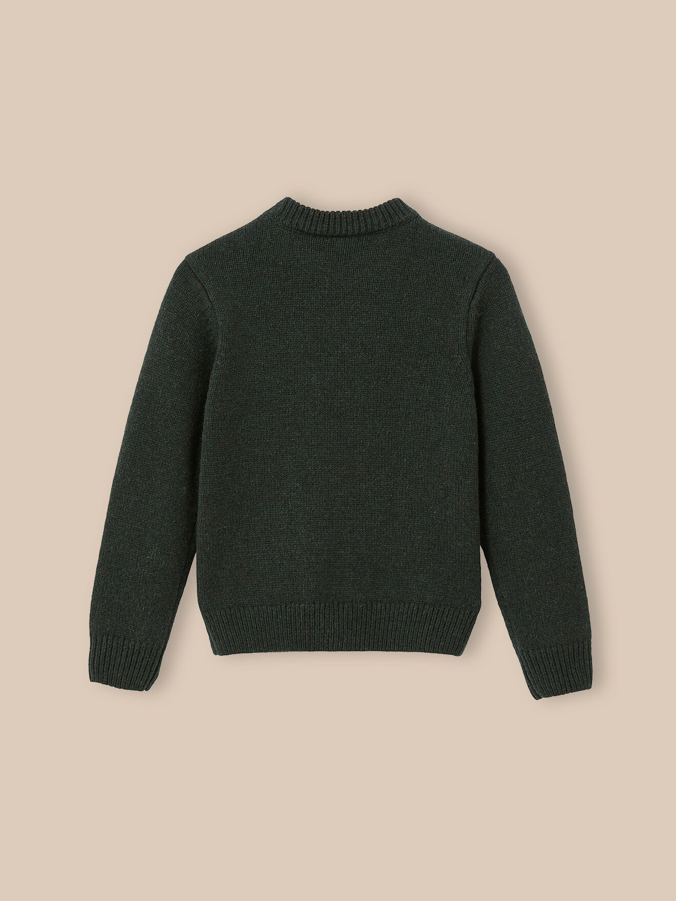 Lambswool sweater CYRILLUS Green