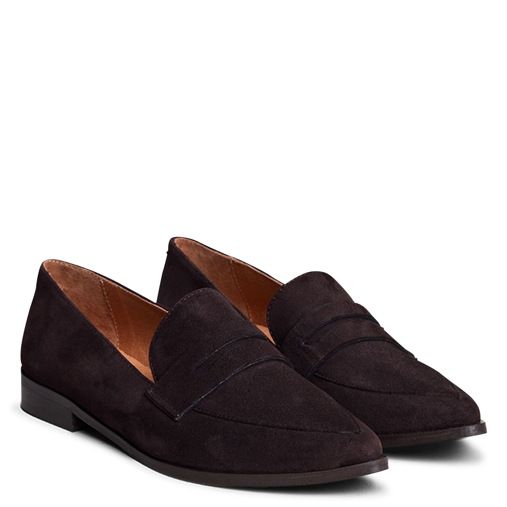 Mocassins en cuir velours JONAK Marron