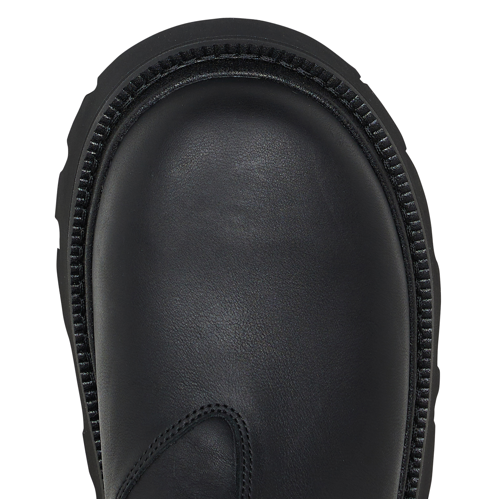 Mixed leather mid-calf boots UGG Black