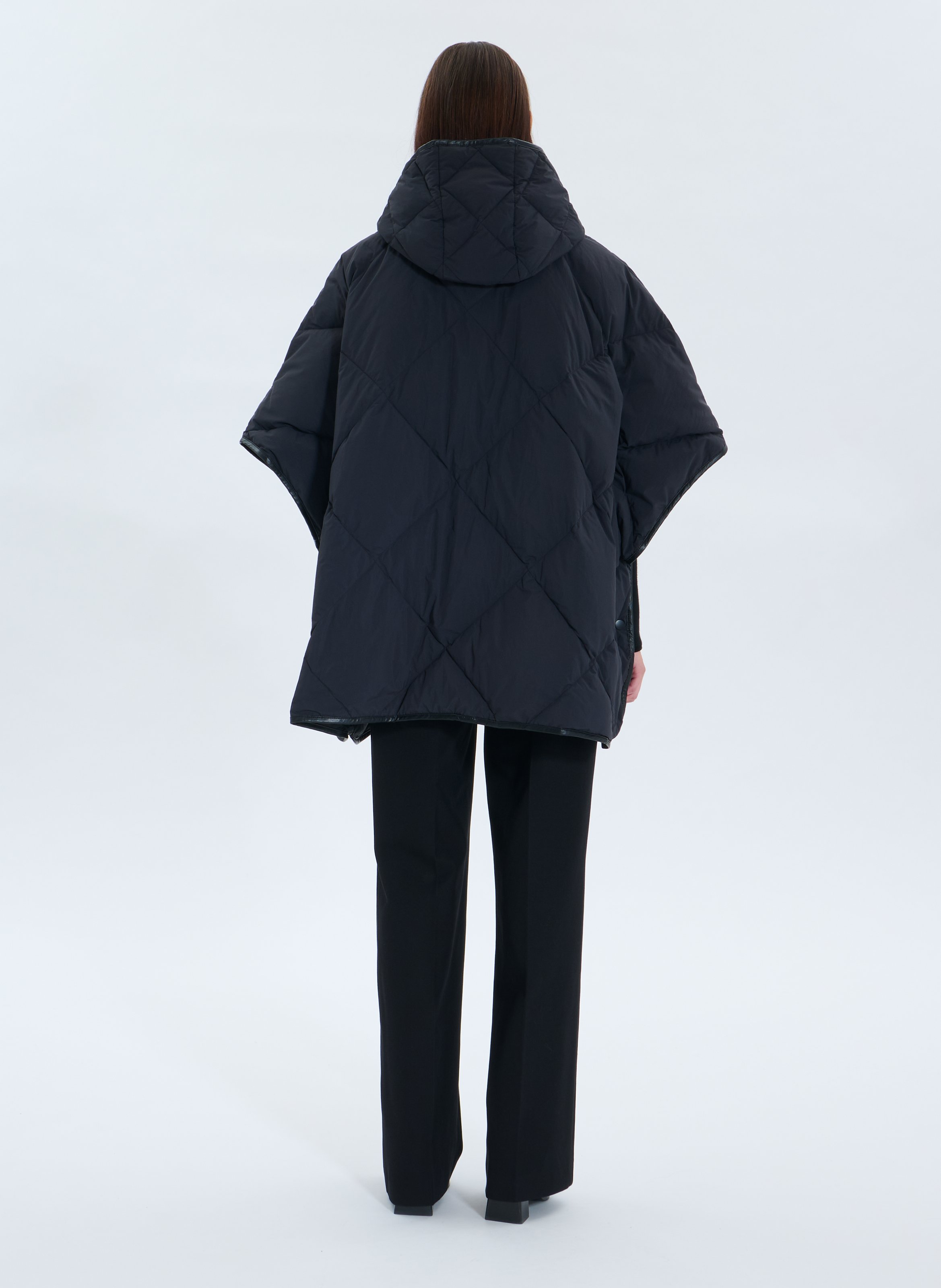 Doudoune oversize col montant matelassée ZAPA Noir