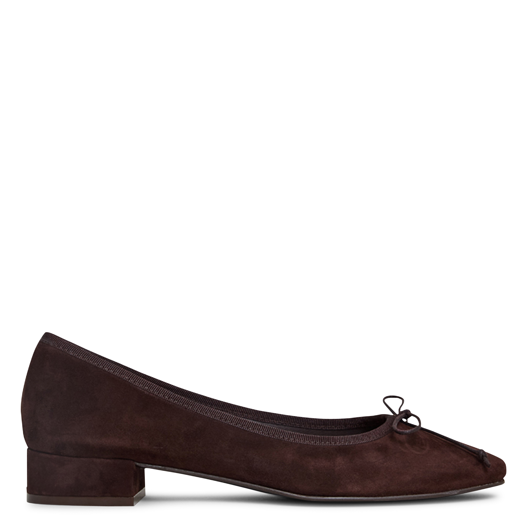 Suede ballet pumps JONAK Brown