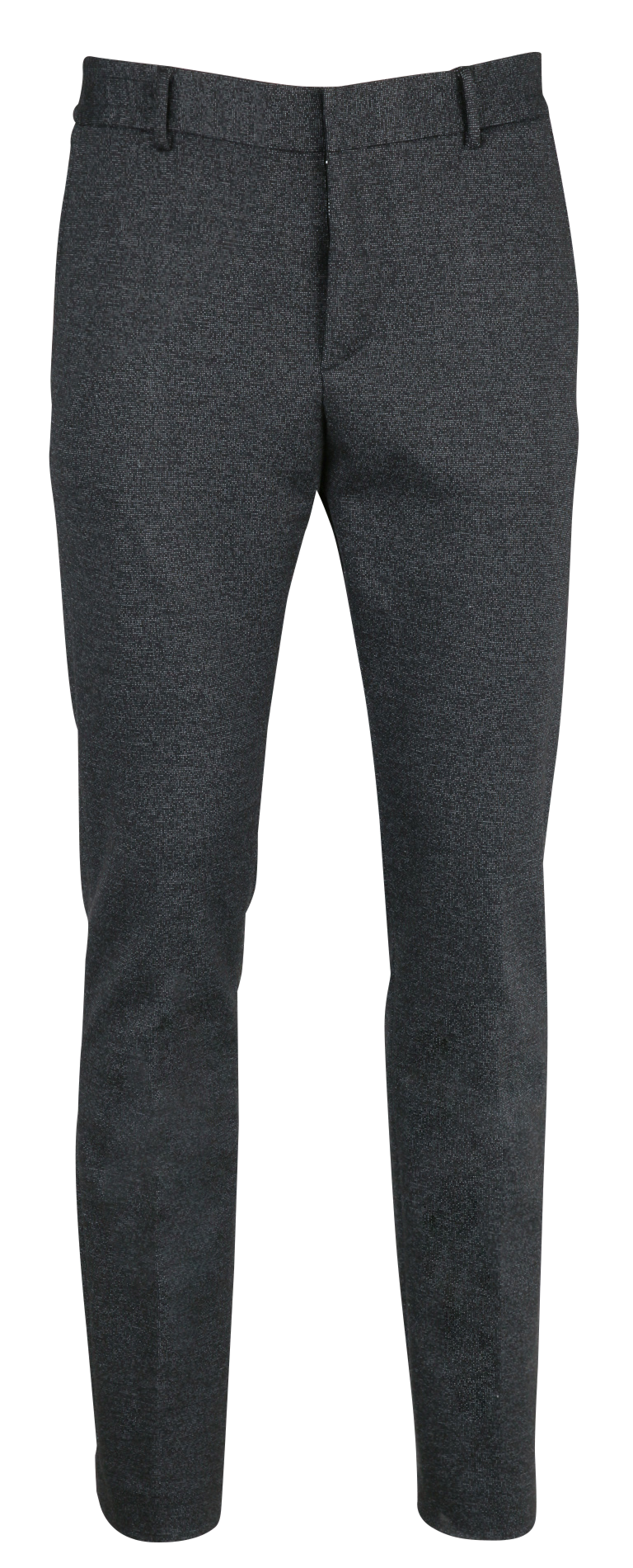 Casual melierte Slim-Fit Hose IKKS Schwarz