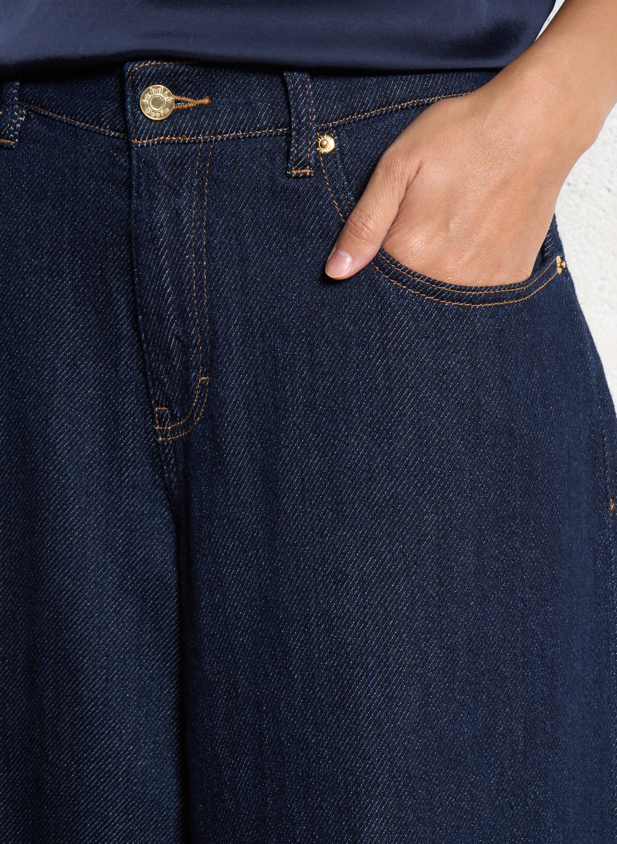 Flared katoenen jeans LAB DIP Blauw