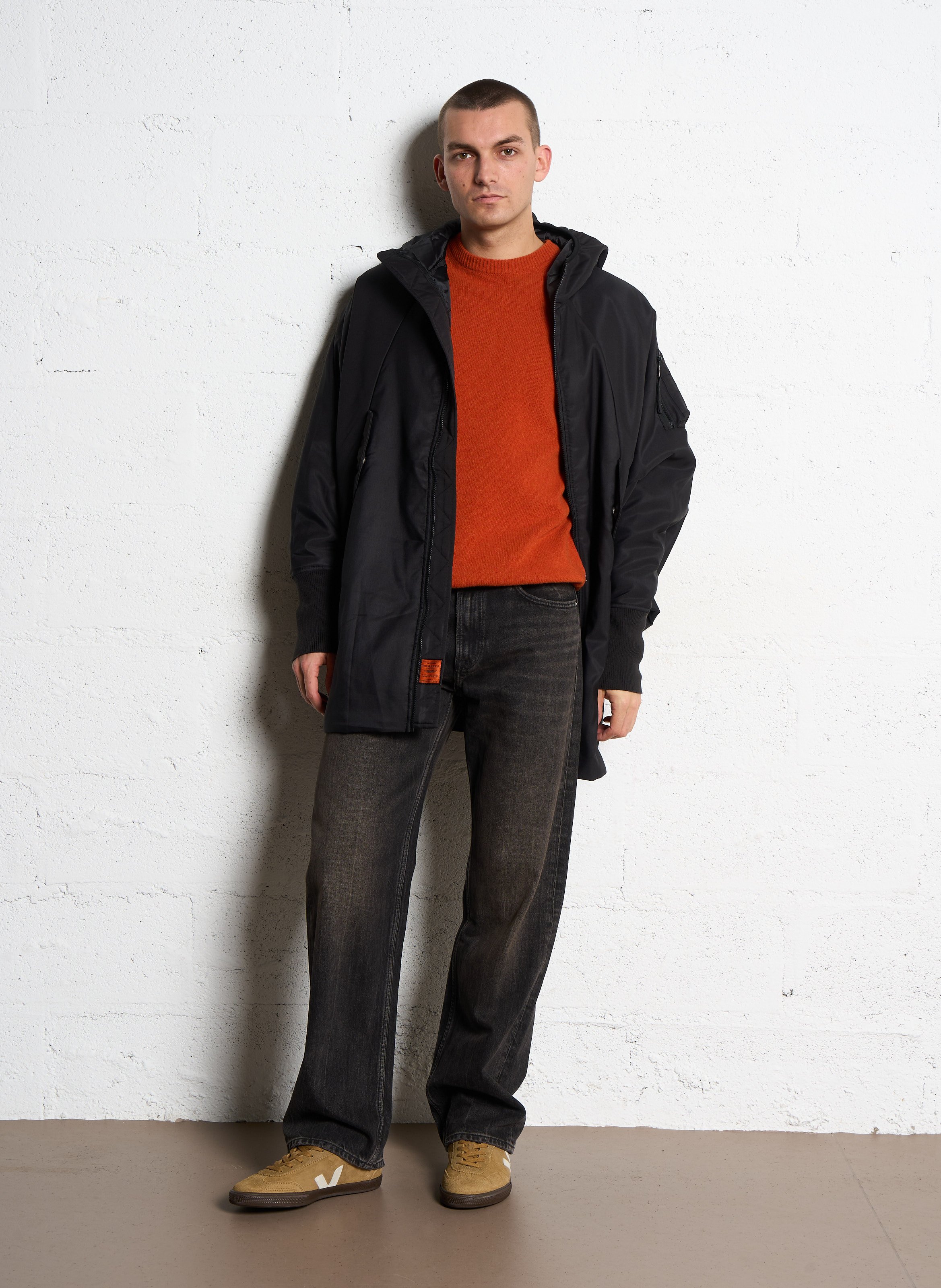 Veste zippée chauve-souris BOMBERS ORIGINAL Noir