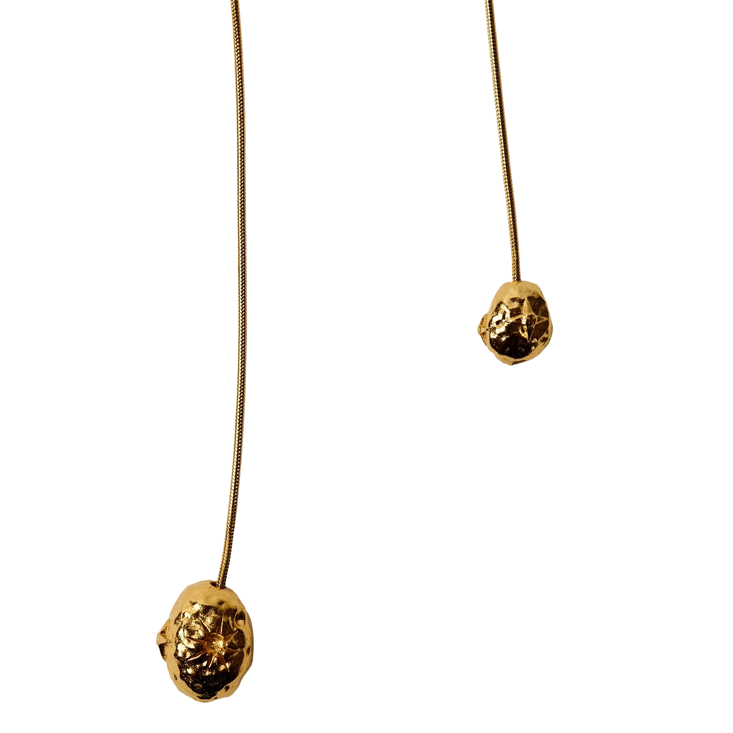 Recycled brass necklace SESSUN Golden