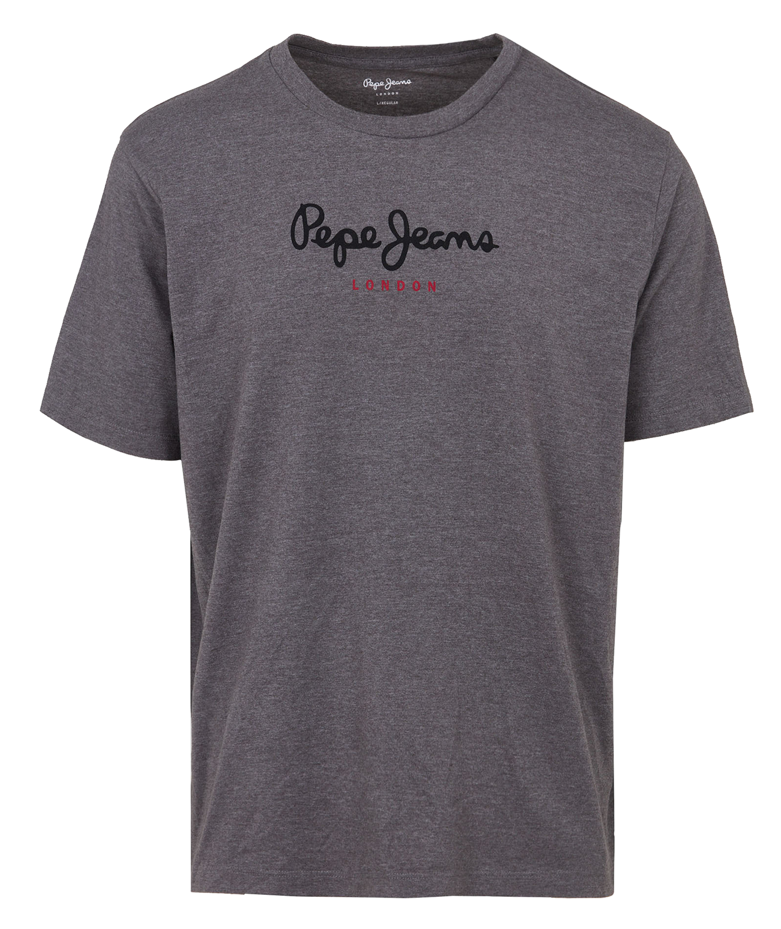 Round-neck cotton T-shirt PEPE JEANS Grey