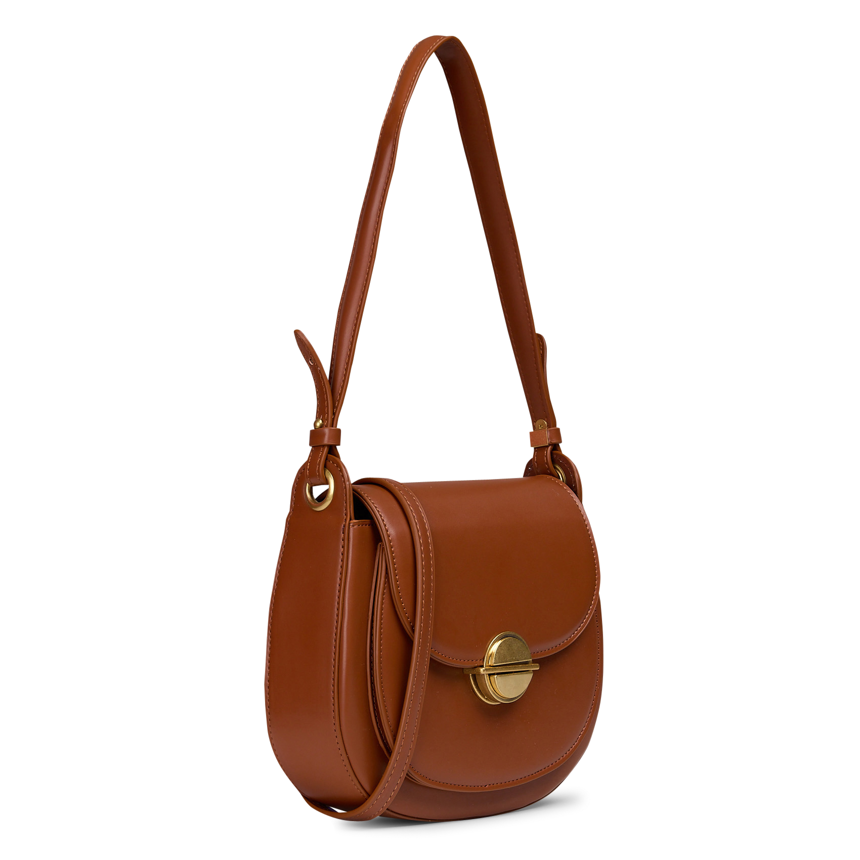 Bolso bandolera de ante AU PRINTEMPS PARIS Marron