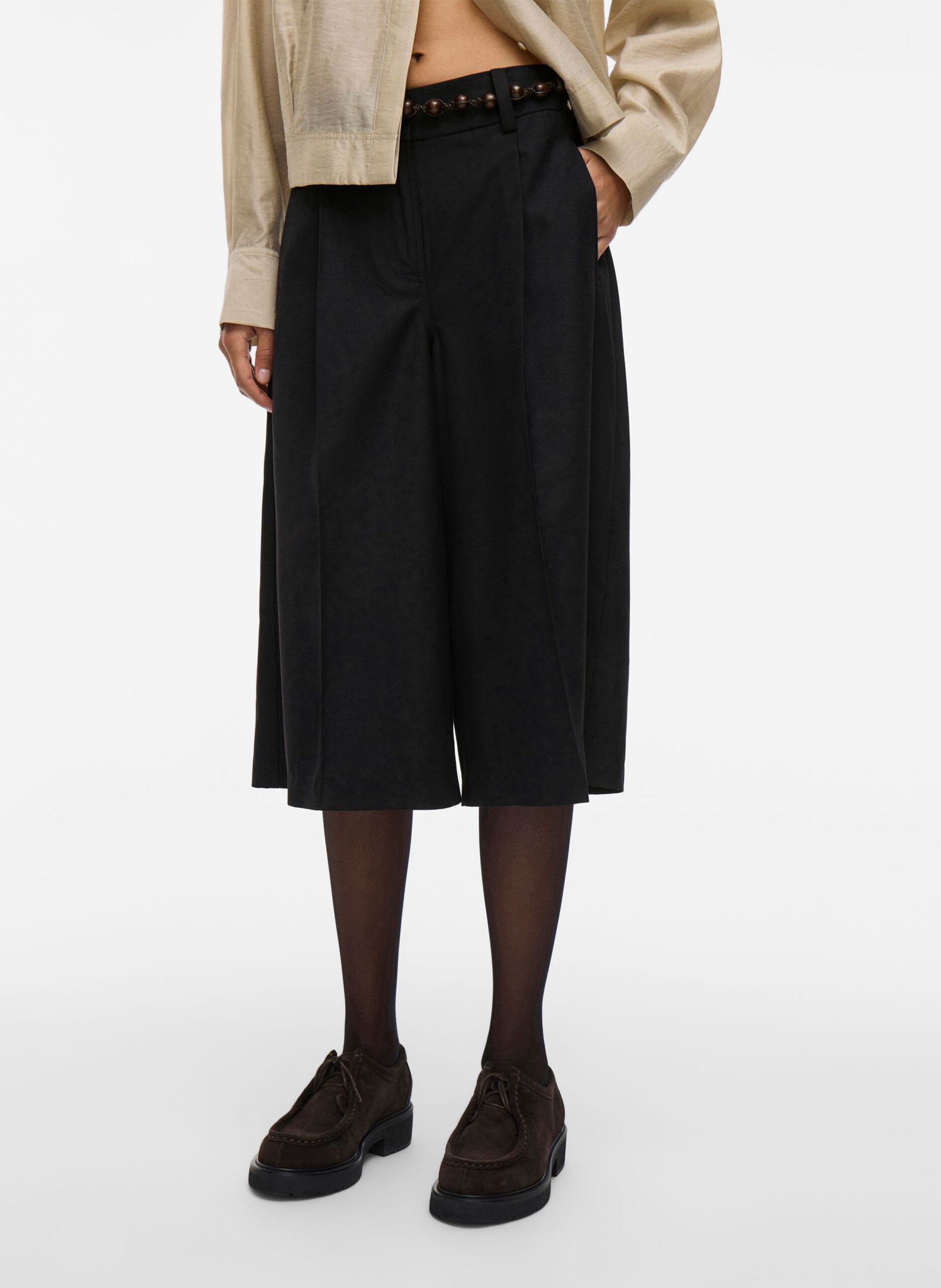 Straight Bermuda shorts ROUGE EDIT Grey