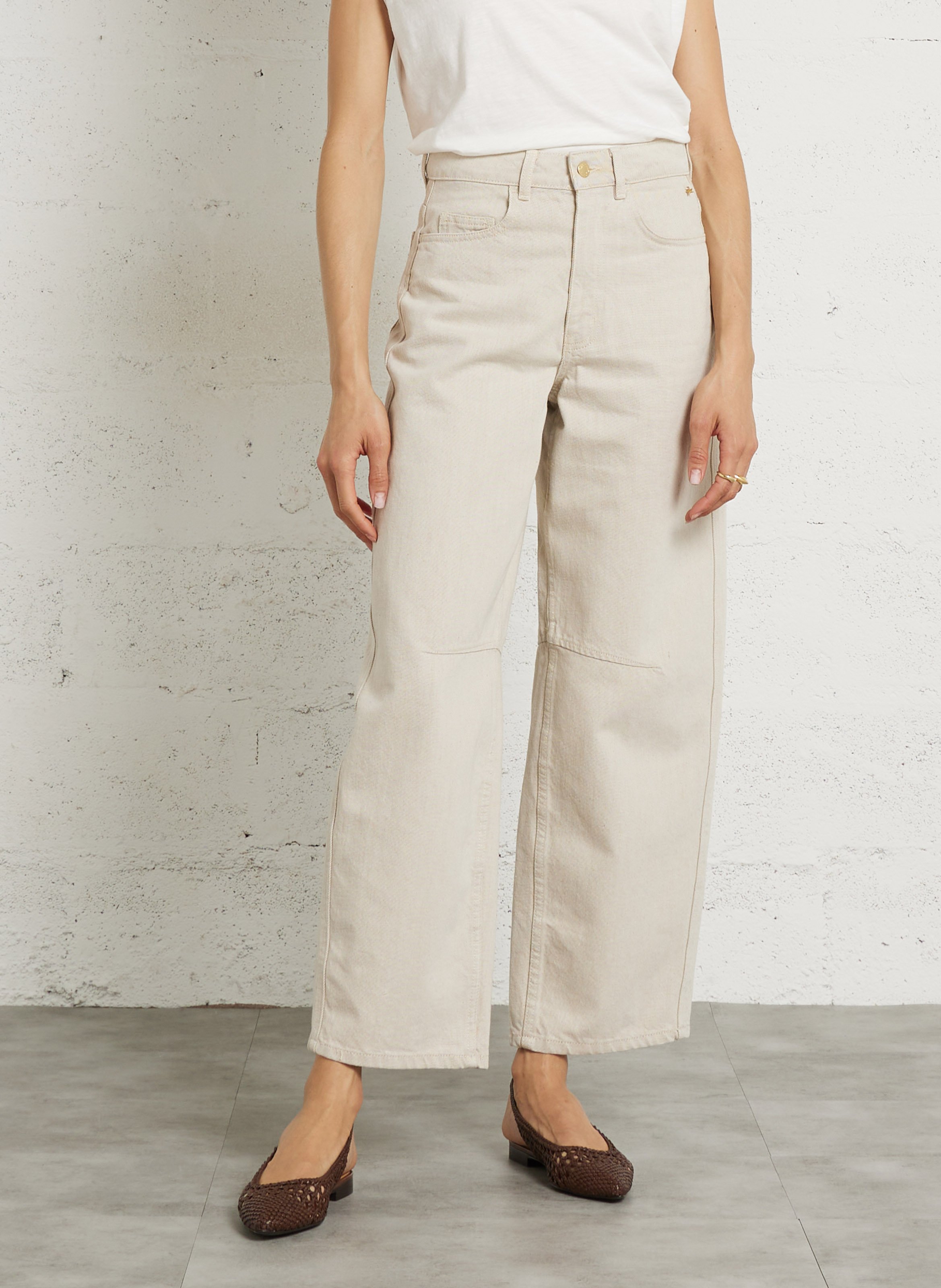 Grote katoenen jeans DES PETITS HAUTS