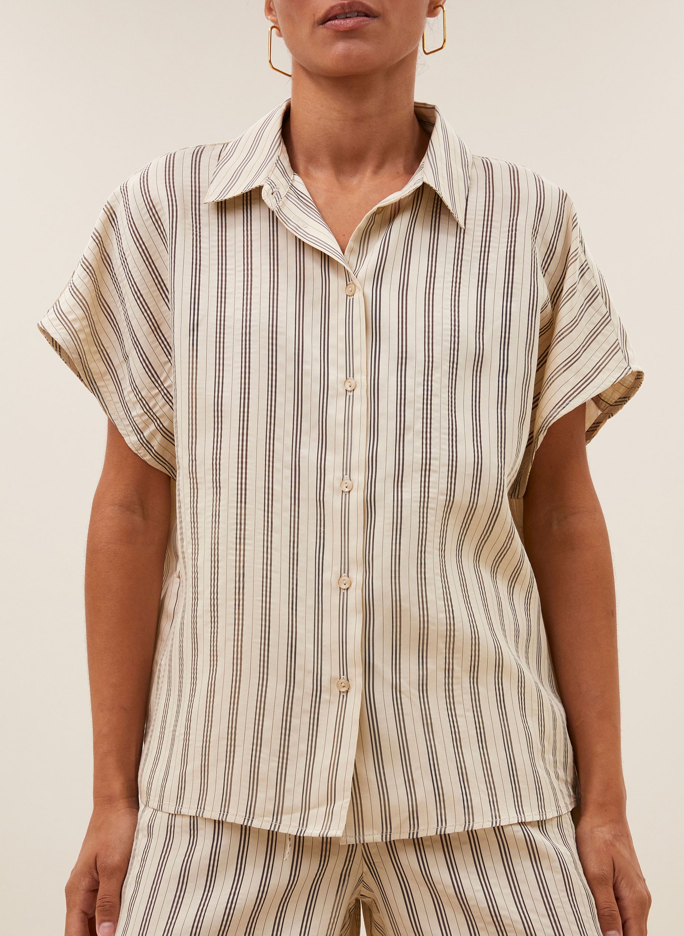 Blouse droite imprimée BY BAR