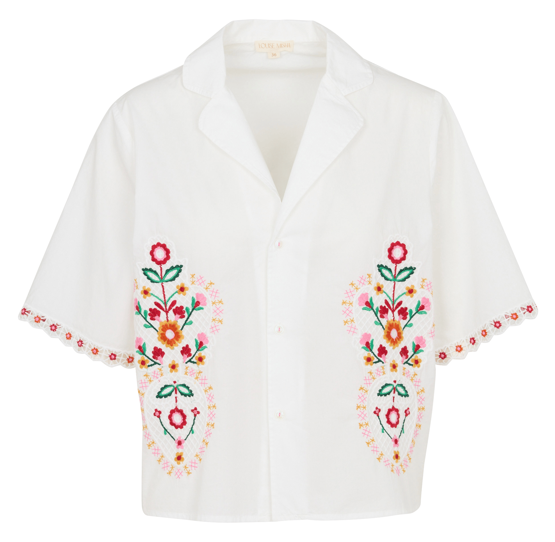 Chemise oversize en coton bio LOUISE MISHA Blanc