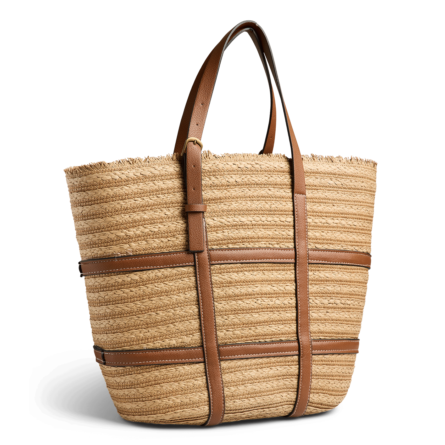 Shopper van stro PIECES Groen