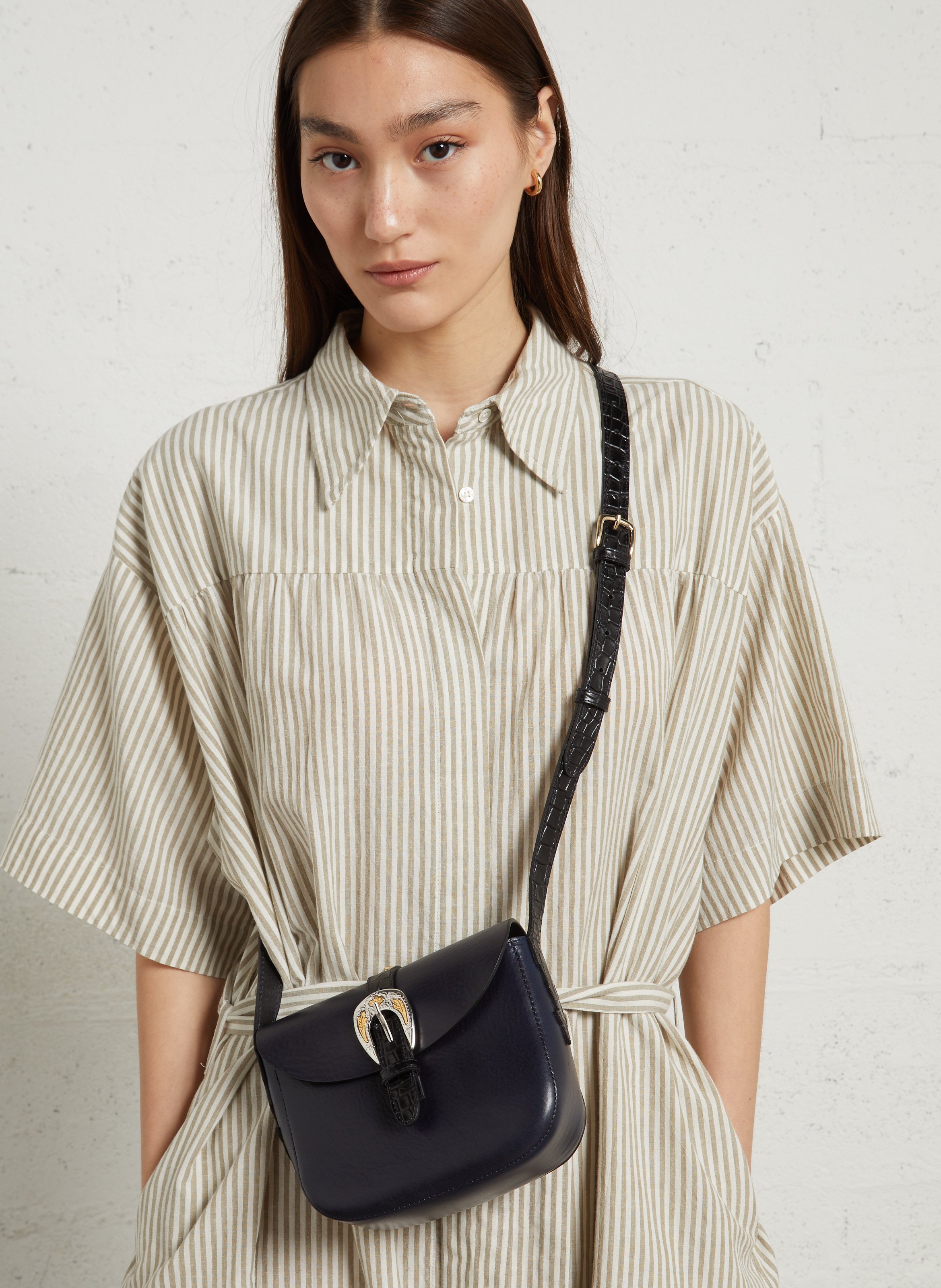 Lederhandtasche HERBERT FRERE SOEUR Blau