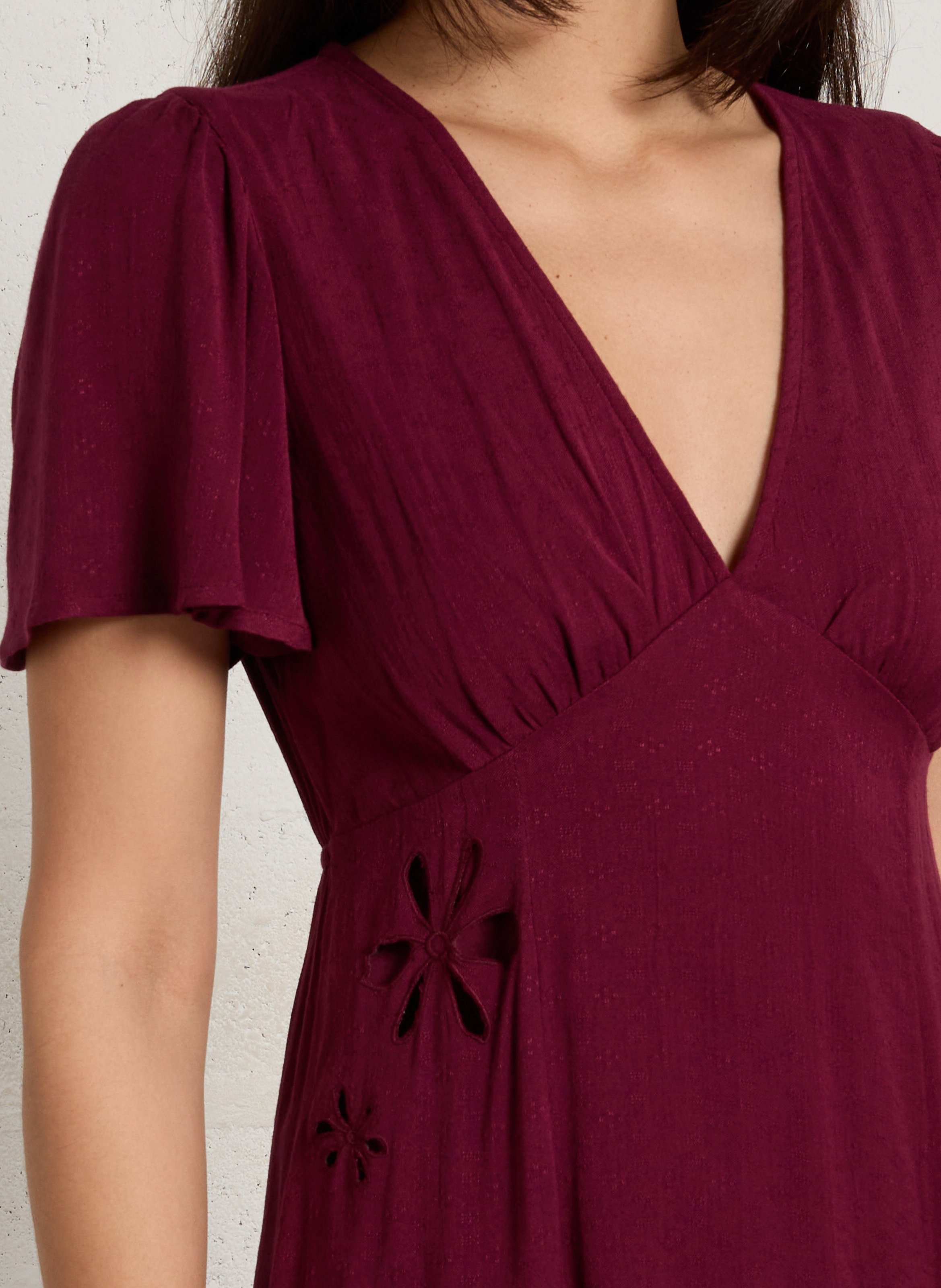 Robe longue de plage BILLABONG Prune
