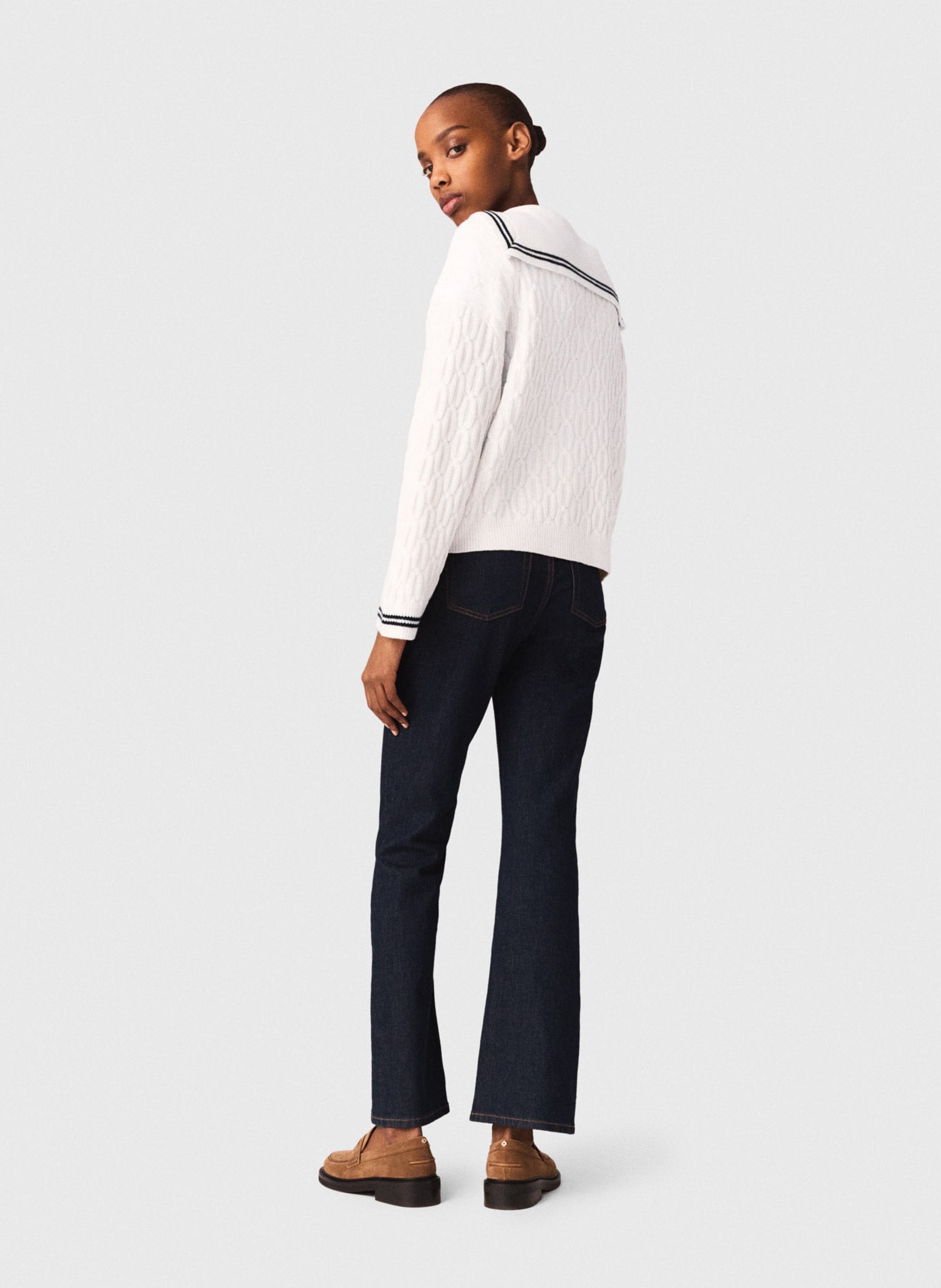 Jeans met hoge taille MAJE Blauw