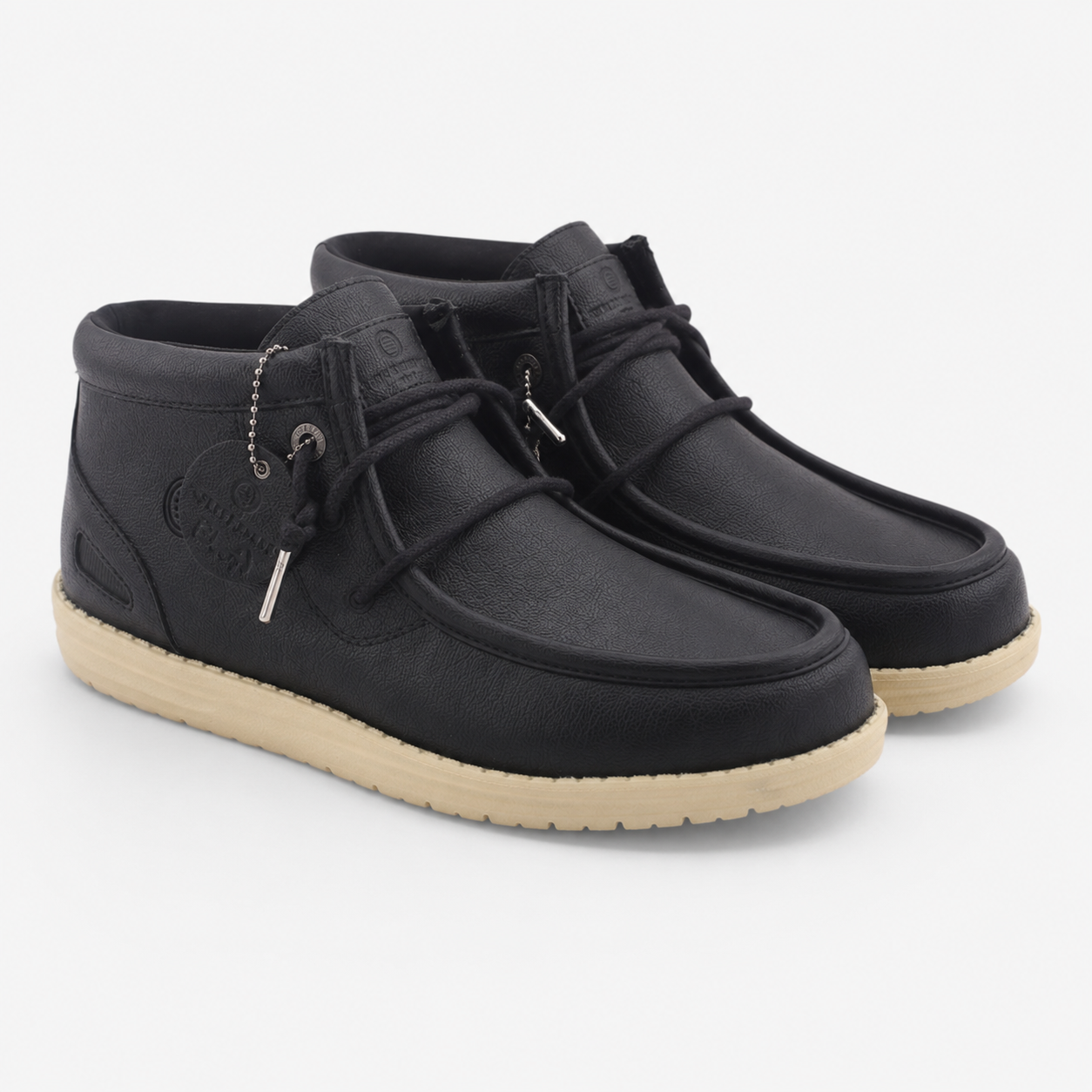 Black Saint Martin boots SERGE BLANCO Black
