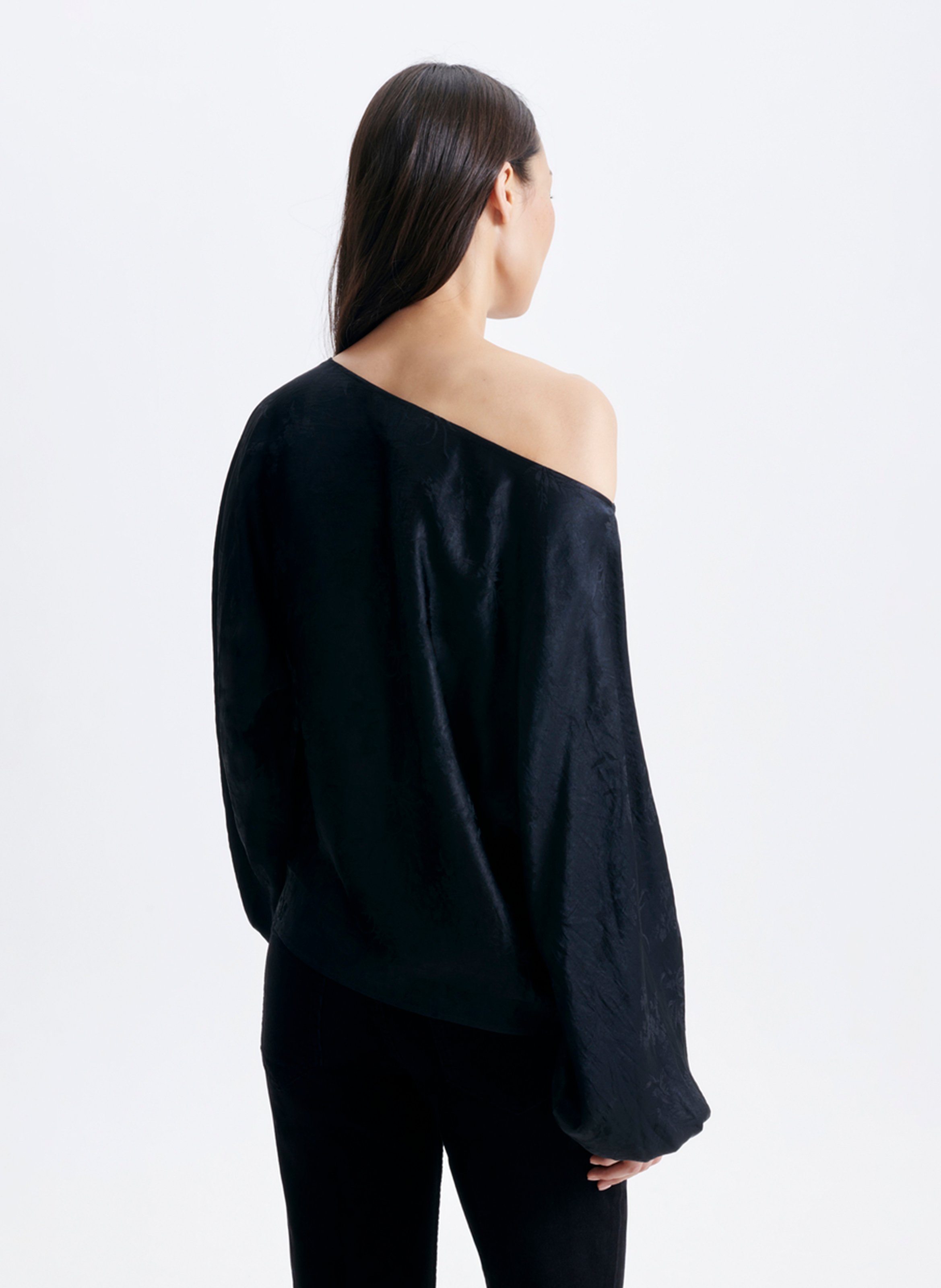 Blusa amplia cuello barco VANESSA BRUNO Negro