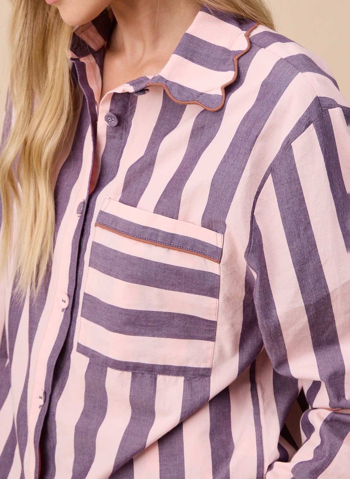 Baumwoll-Pyjama TBCO Rosa